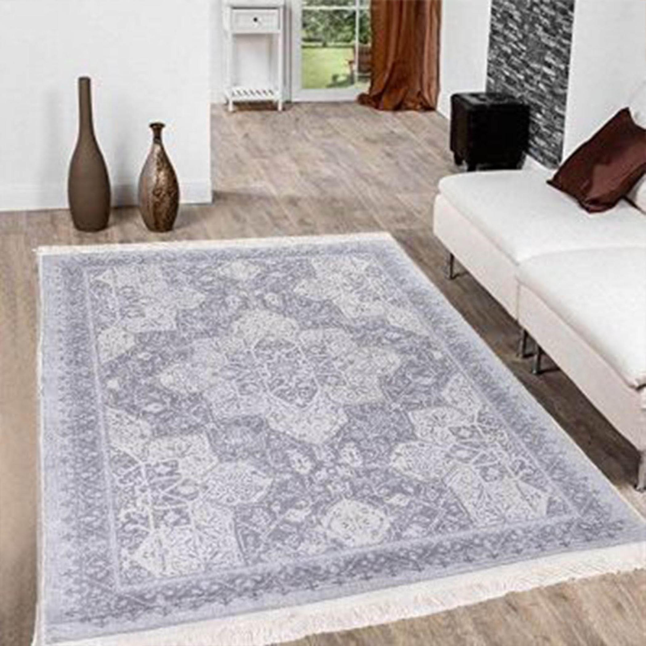 Decorative Velvet Turkish Carpet - 120x80 cm-household-rugsandcarpets-rugs-image-3