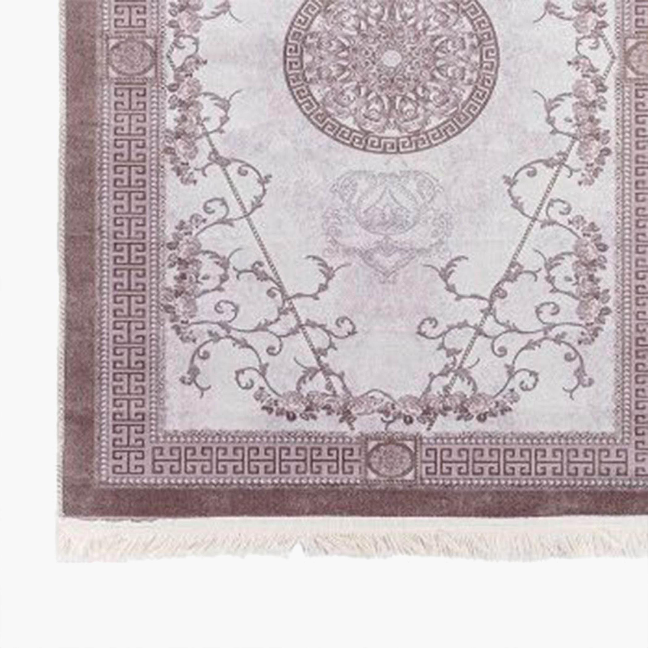 Velvet Turkish Rectangular Decorative Carpet - 120x80 cm-household-rugsandcarpets-rugs-image-5