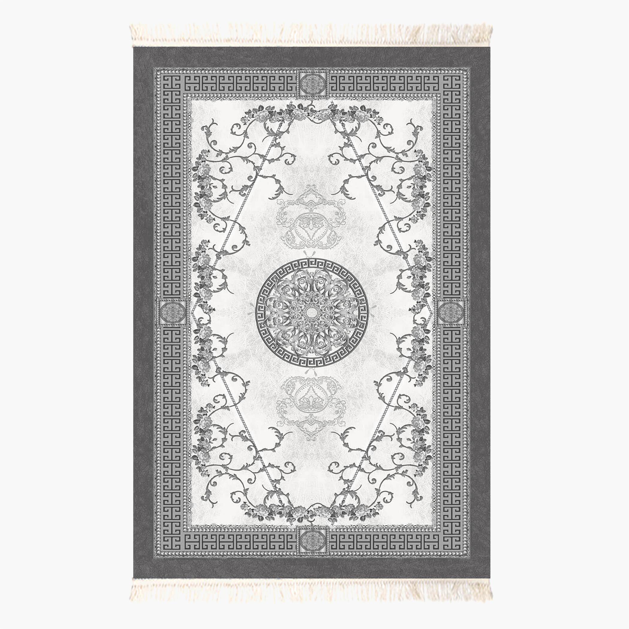 Decorative Velvet Turkish Carpet - 120x80 cm-household-rugsandcarpets-rugs-image-3
