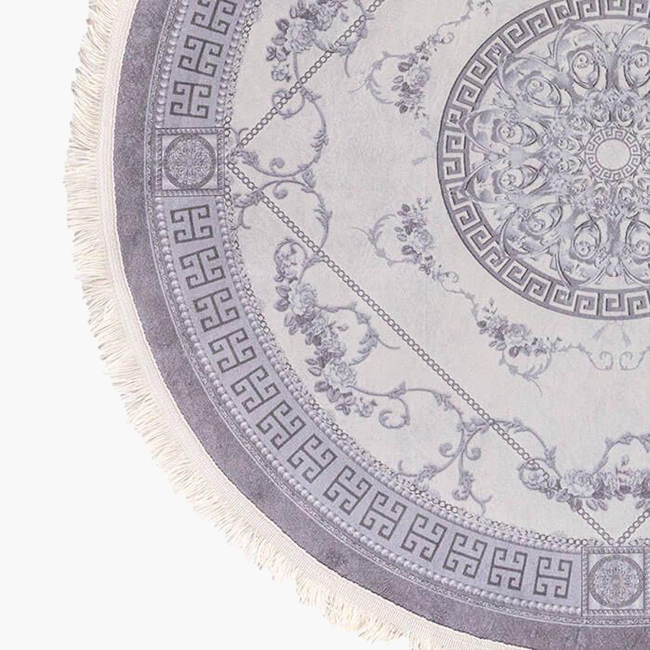 Decorative Velvet Turkish Carpet - 120x120 cm-household-rugsandcarpets-rugs-image-5