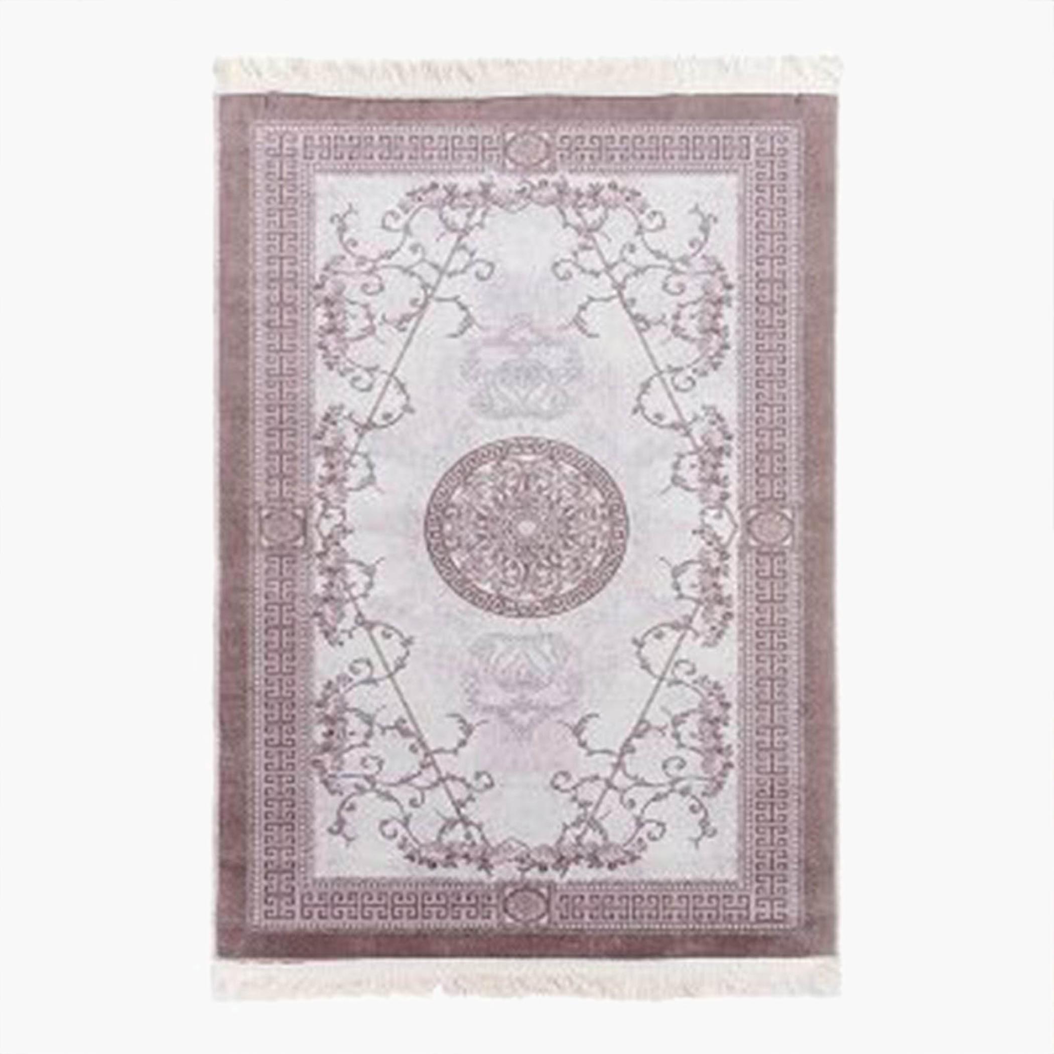 Printed Velvet Turkish Rectangular Door Mat - 60x40 cms-household-rugsandcarpets-doormats-image-1