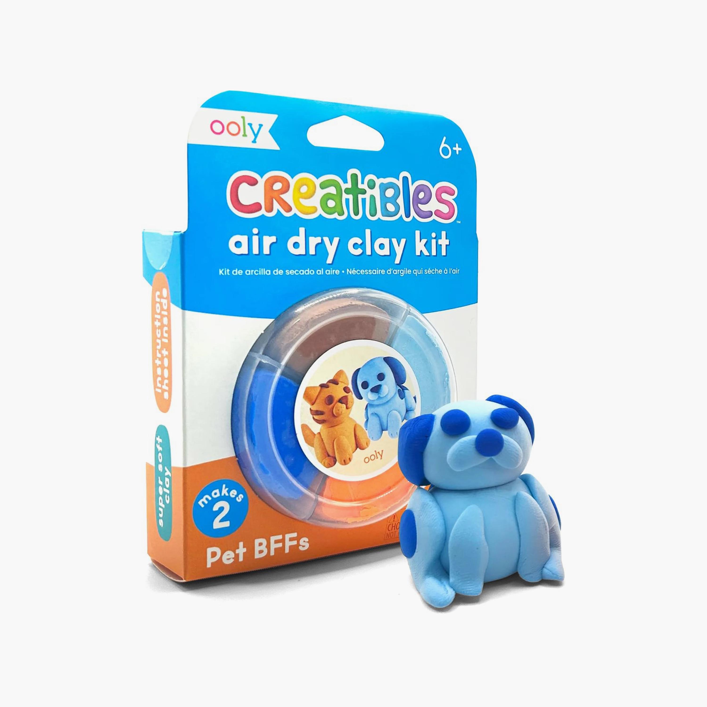 Ooly Creatibles Set of 4 D.I.Y. Air-Dry Clay Kit - Pet BFFs-school-artsandcrafts-image-1