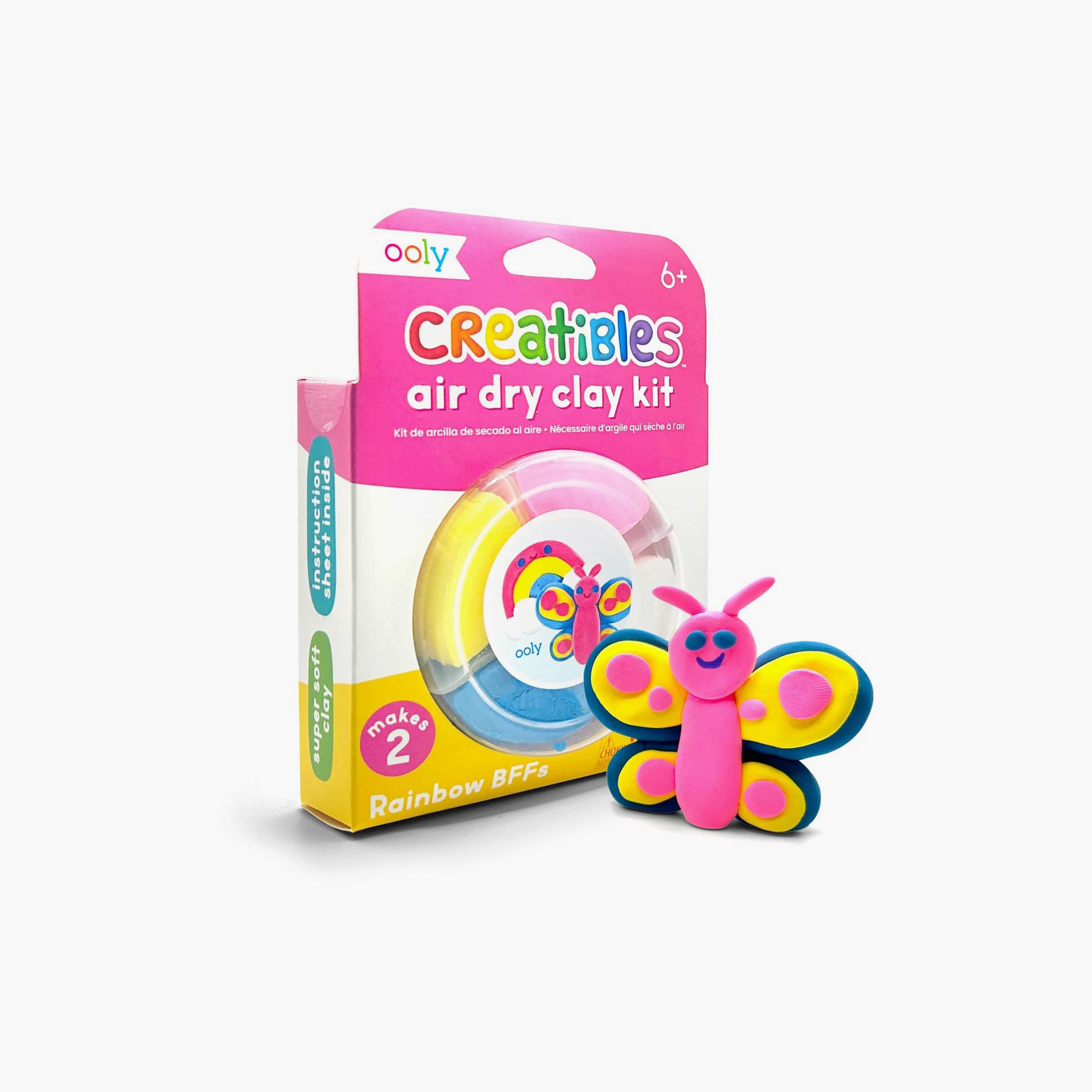 Ooly Creatibles Set of 4 D.I.Y. Air-Dry Clay Kit - Rainbow BFFs-school-artsandcrafts-image-1