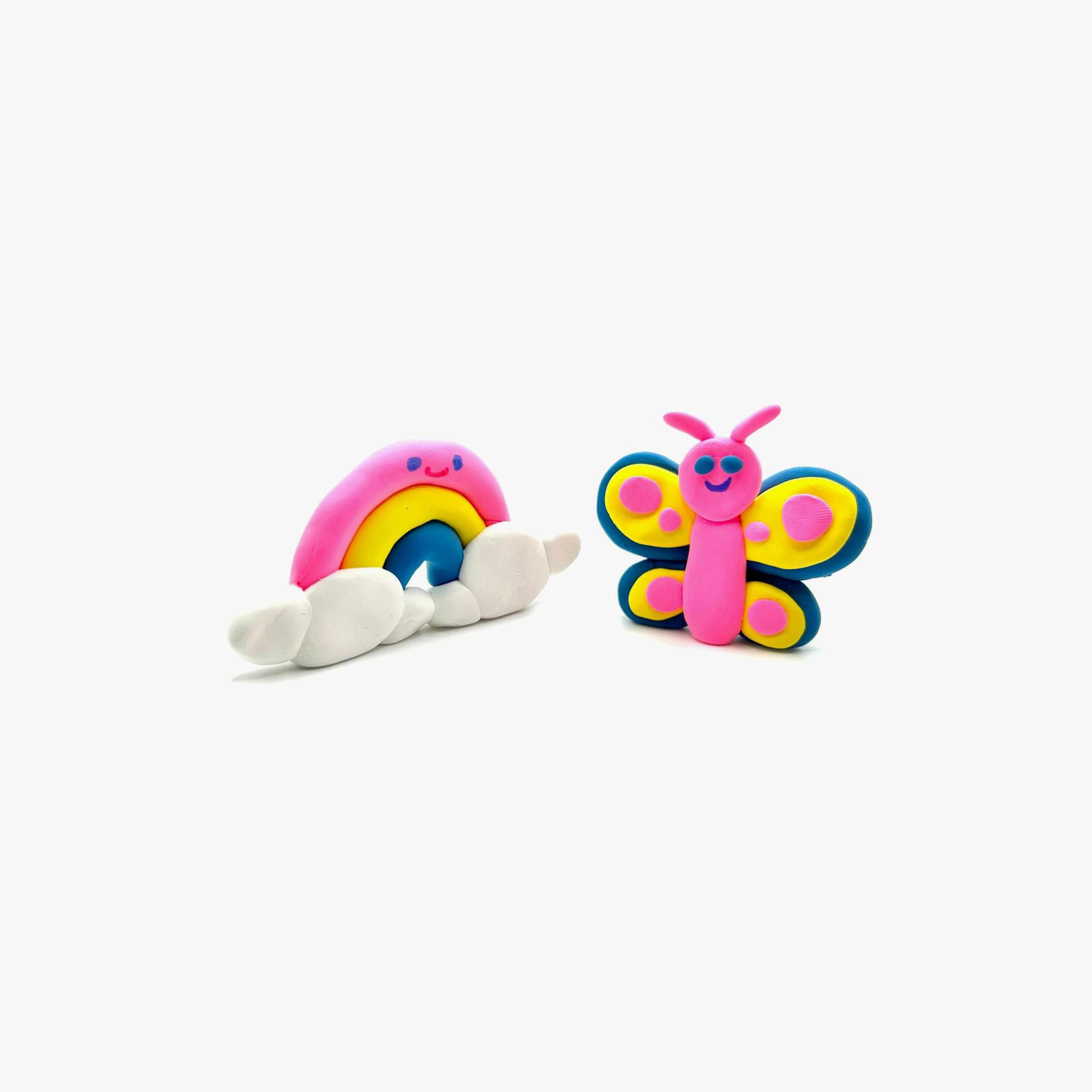 Ooly Creatibles Set of 4 D.I.Y. Air-Dry Clay Kit - Rainbow BFFs-school-artsandcrafts-image-3