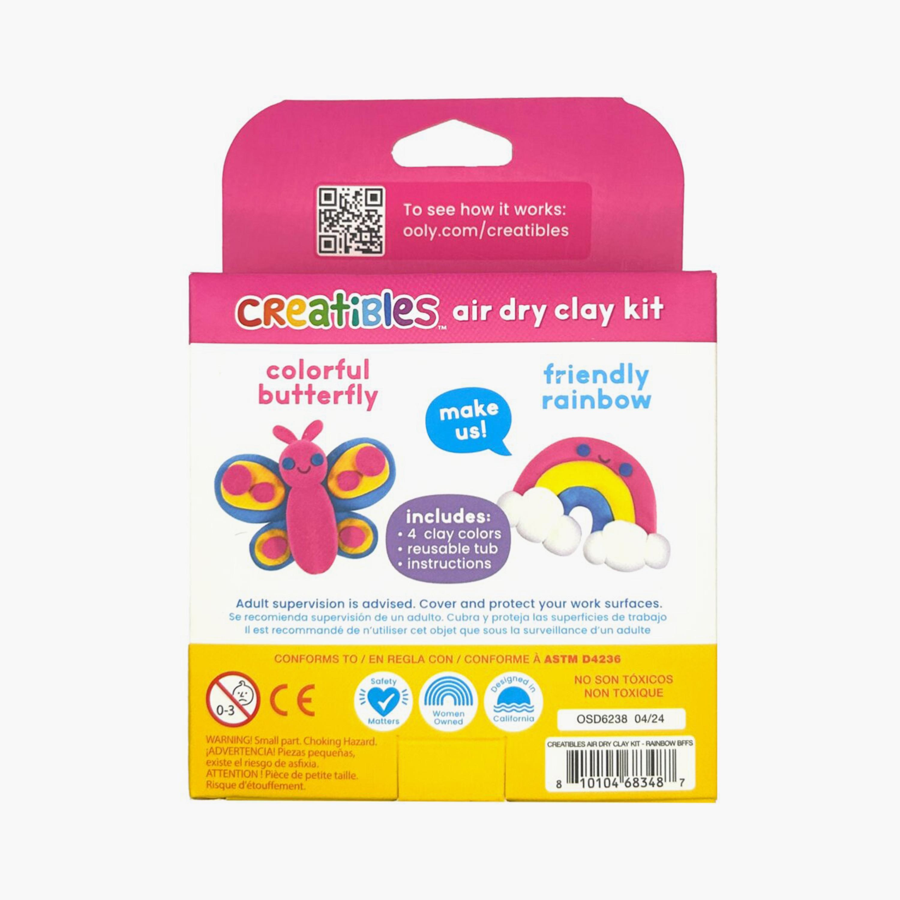 Ooly Creatibles Set of 4 D.I.Y. Air-Dry Clay Kit - Rainbow BFFs-school-artsandcrafts-image-5
