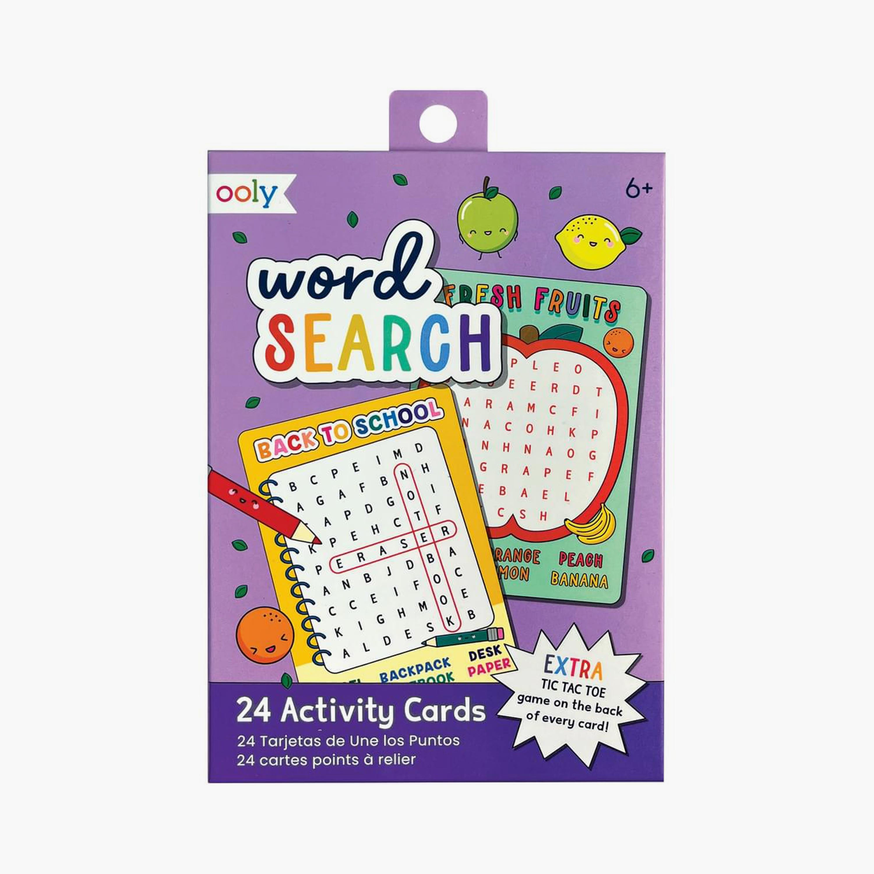 Ooly 24-Piece Word Search Activity Cards-toys-indoortoys-cardgames-image-1