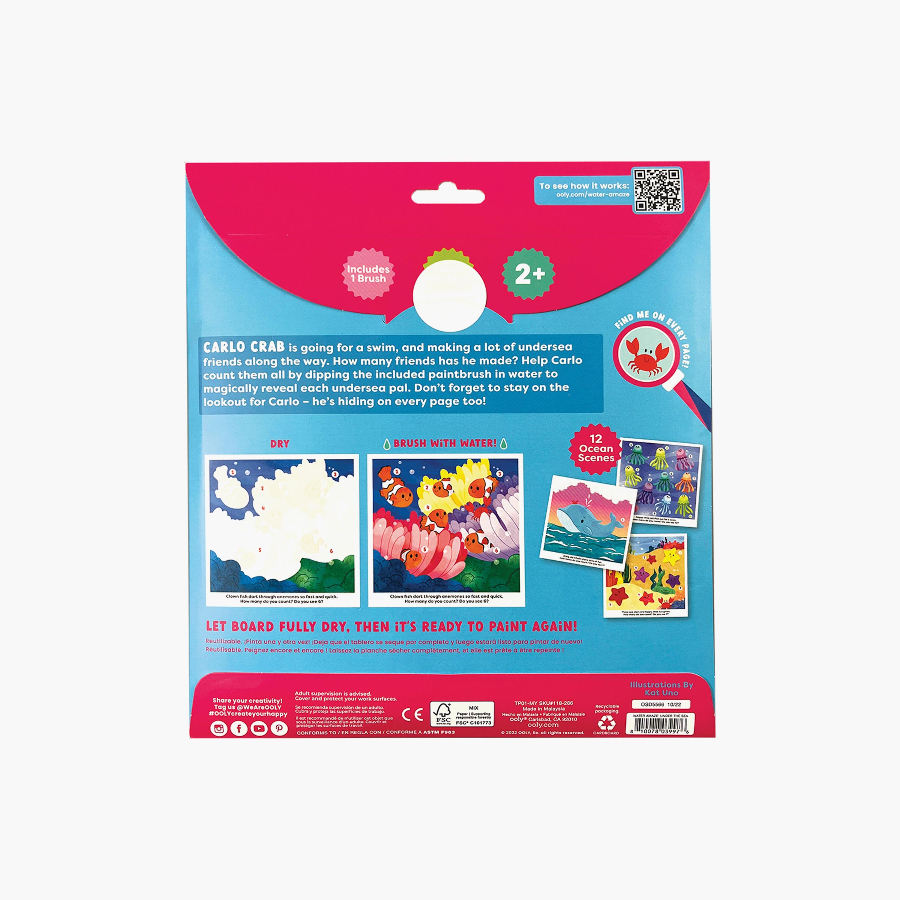 Ooly Water Amaze Water Reveal Boards - Under the Sea-school-artsandcrafts-image-4