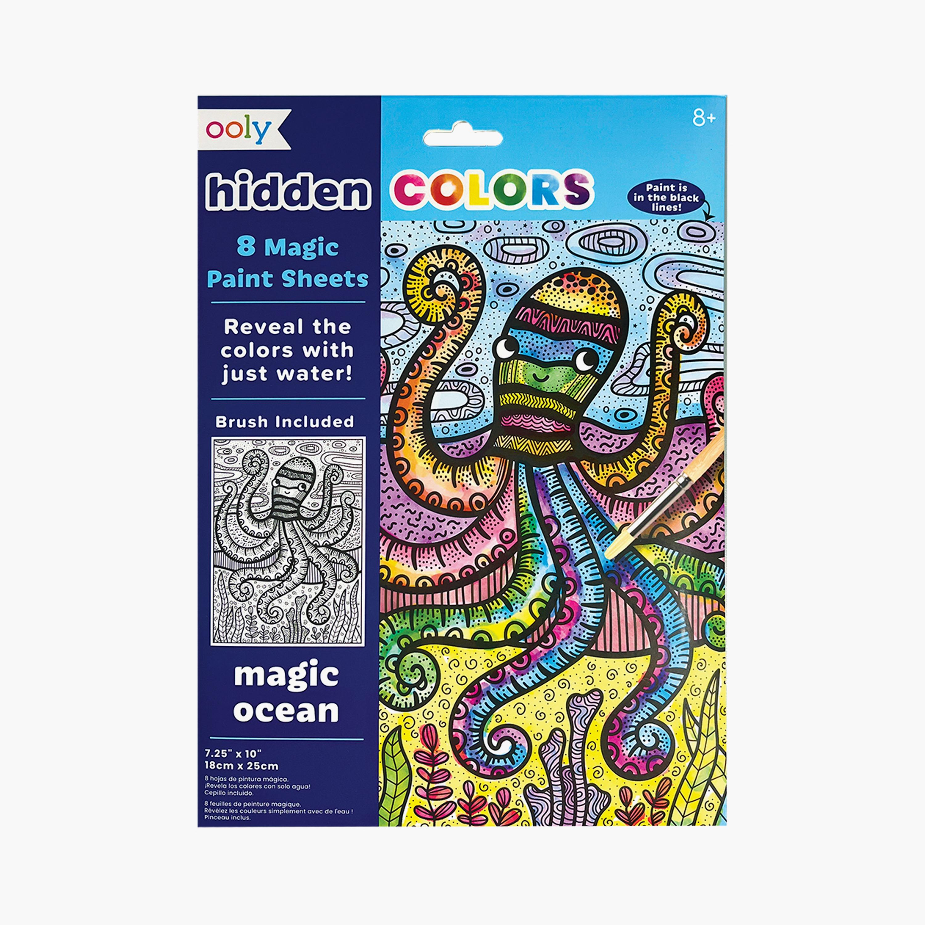 Ooly Hidden Colors magic Paint Sheets - Magic Ocean-school-artsandcrafts-image-1