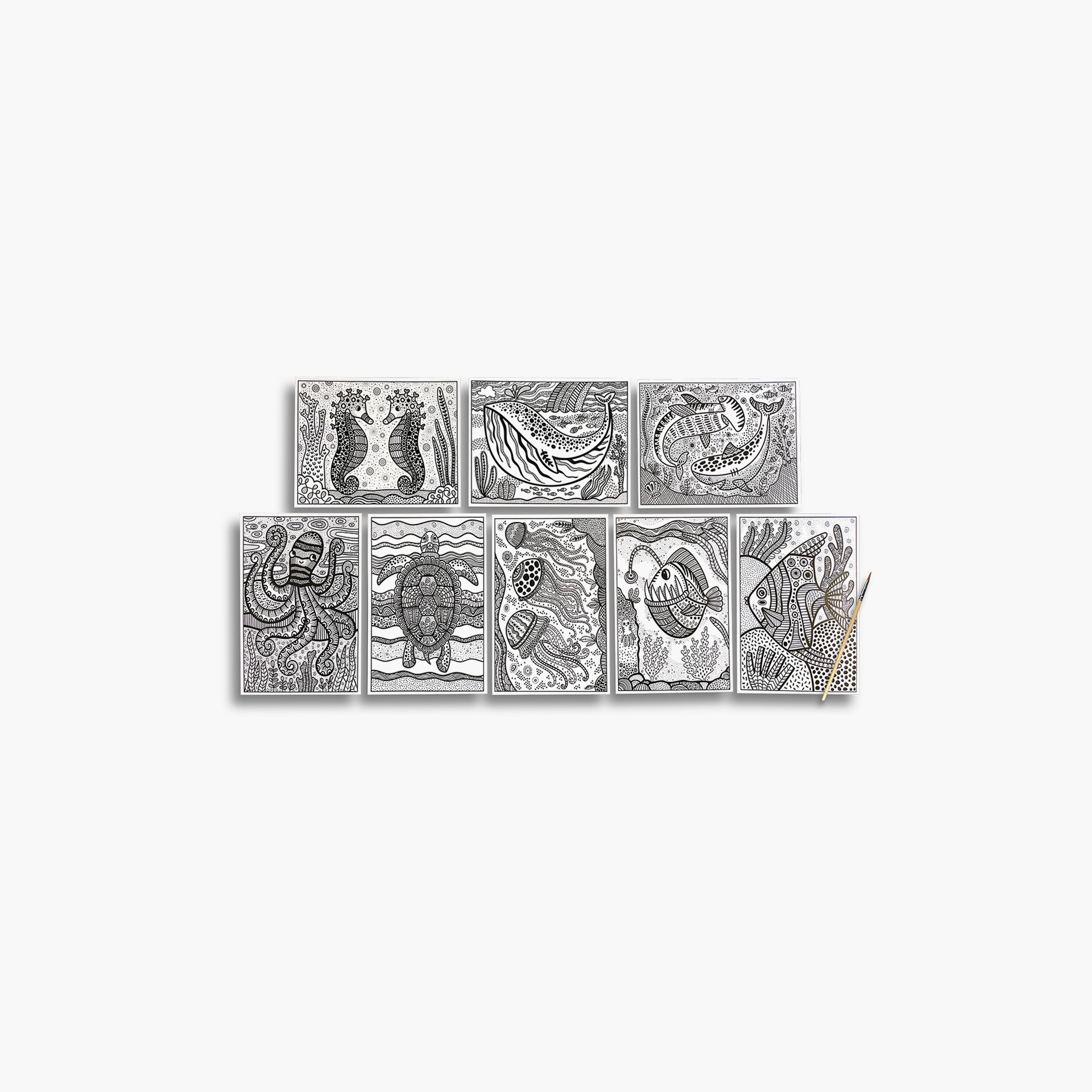 Ooly Hidden Colors magic Paint Sheets - Magic Ocean-school-artsandcrafts-image-2