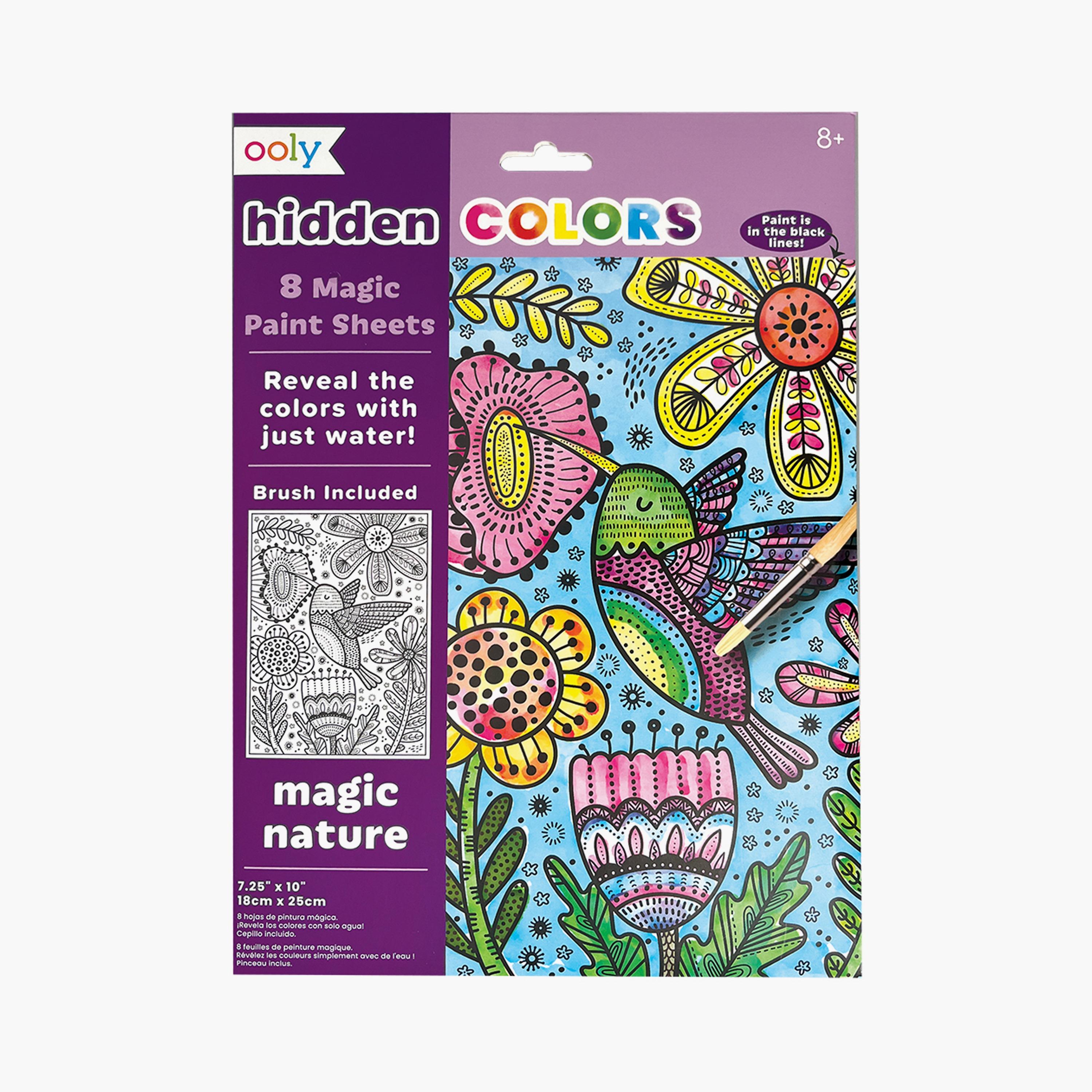 Ooly Hidden Colors magic Paint Sheets - Magic Nature-school-artsandcrafts-image-1