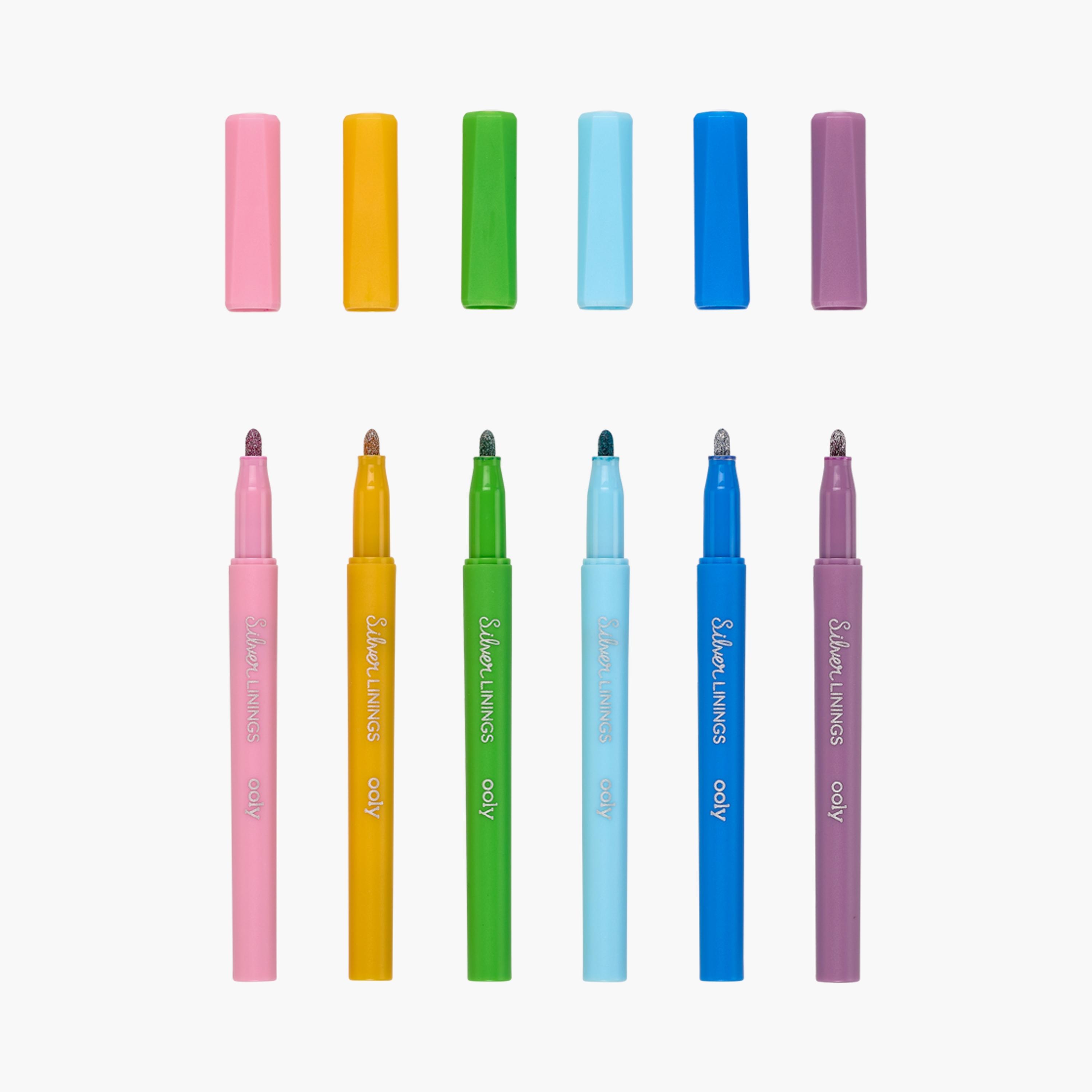 Ooly 12-Piece Brilliant Brush Markers-school-stationery-accessories-image-2
