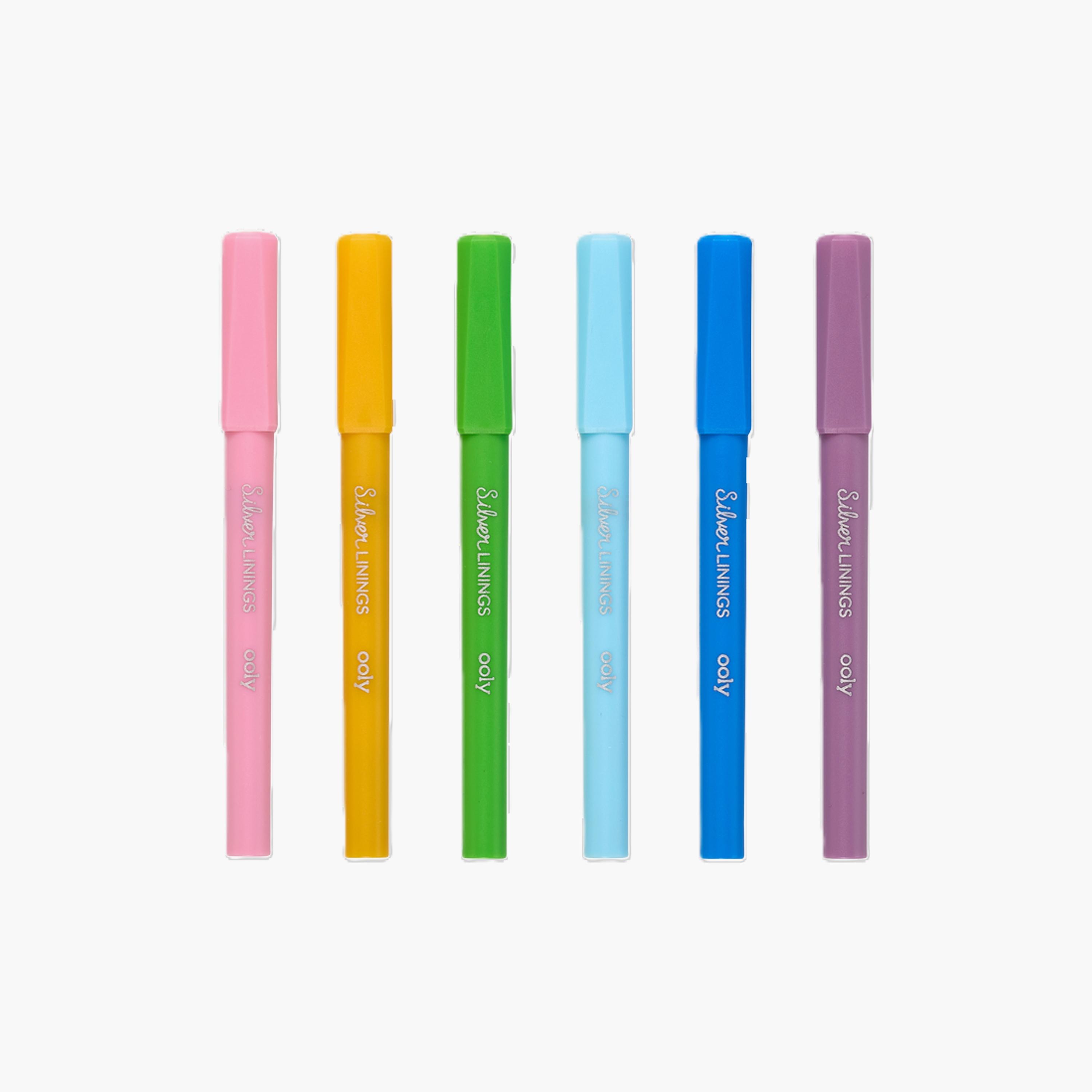 Ooly 6-Piece Silver Linings Outline Markers-school-stationery-accessories-image-2