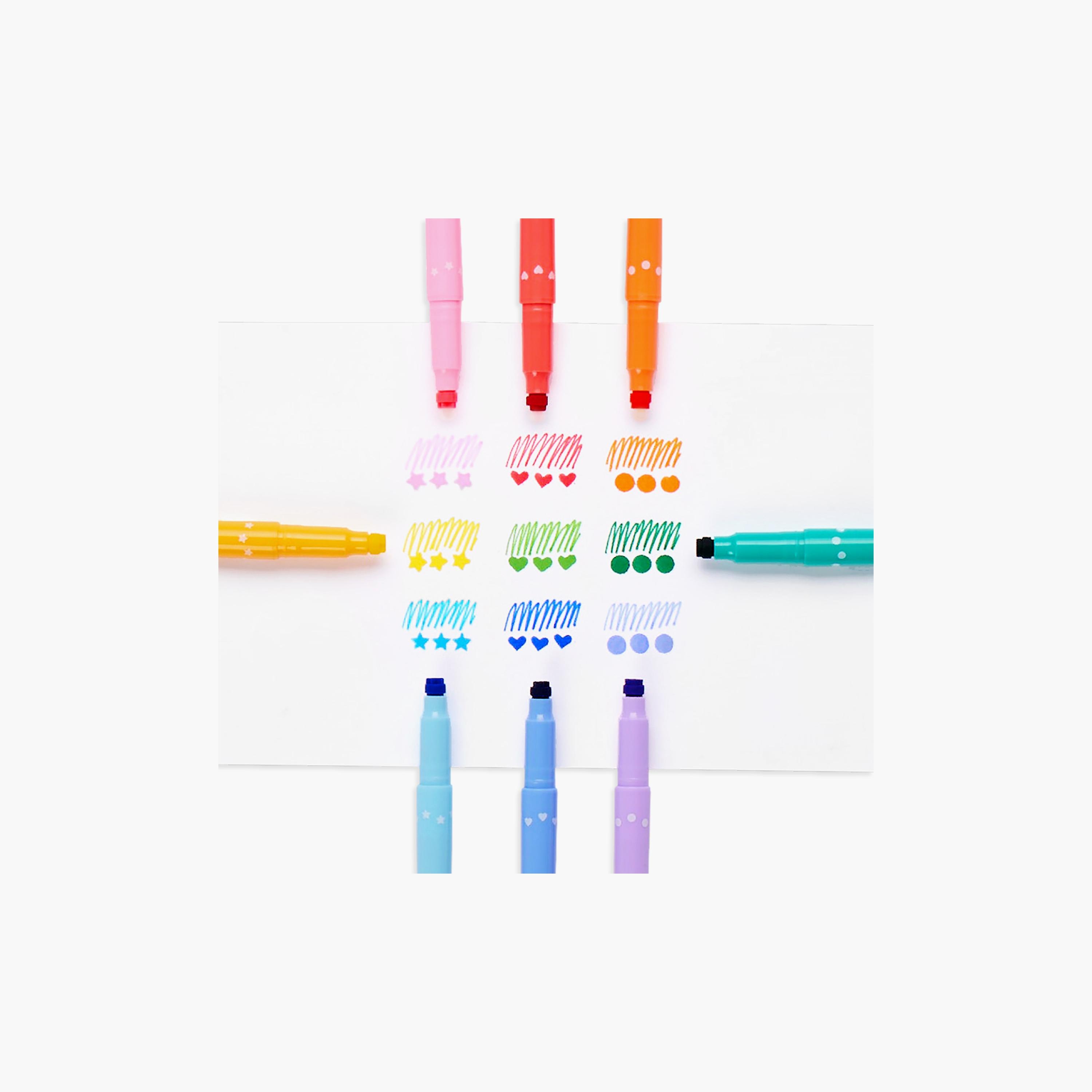 Ooly 12-Piece Yummy Yummy Scented Markers Set-school-stationery-accessories-image-3