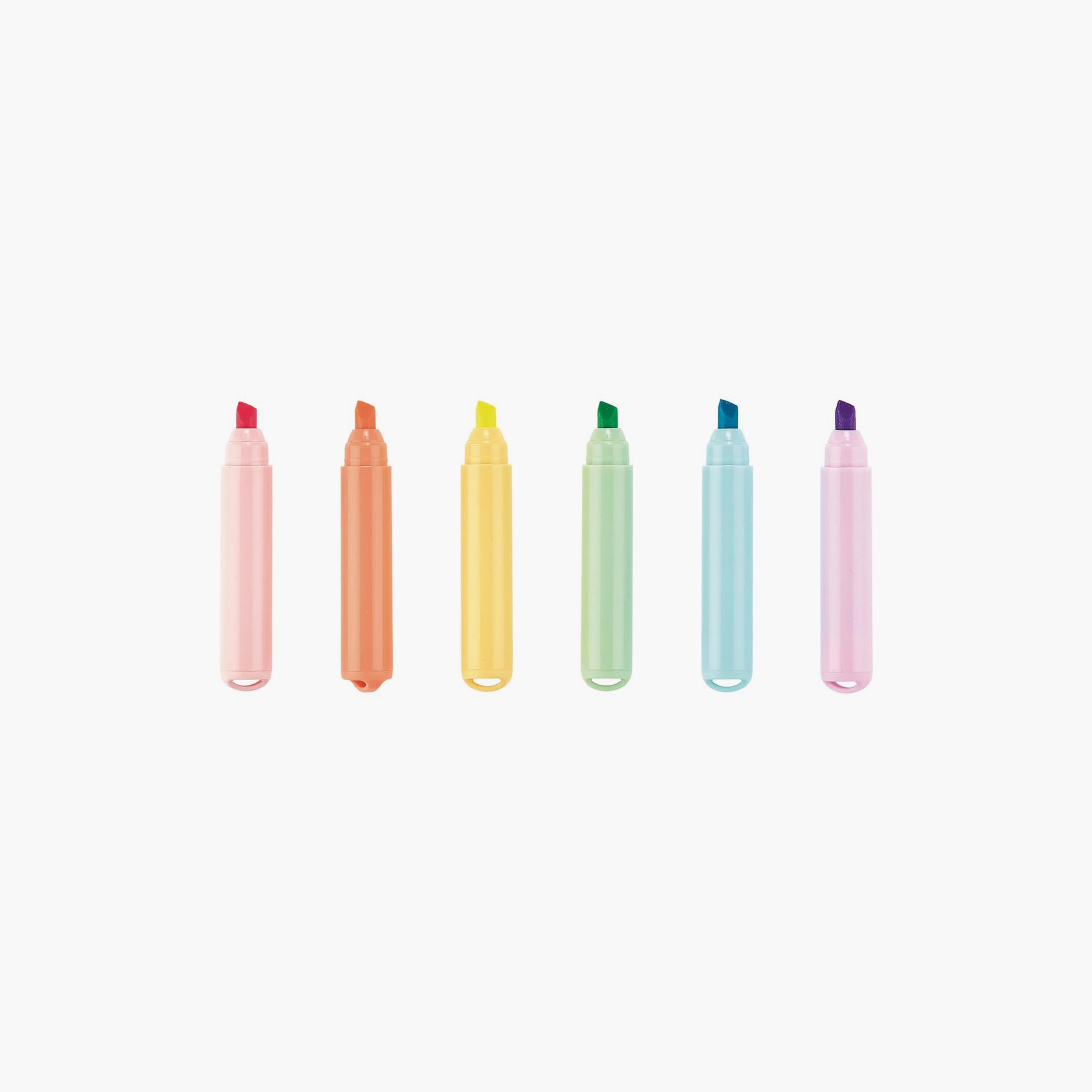Ooly 6-Piece Beary Sweet Mini Scented Highlighters-school-stationery-accessories-image-4