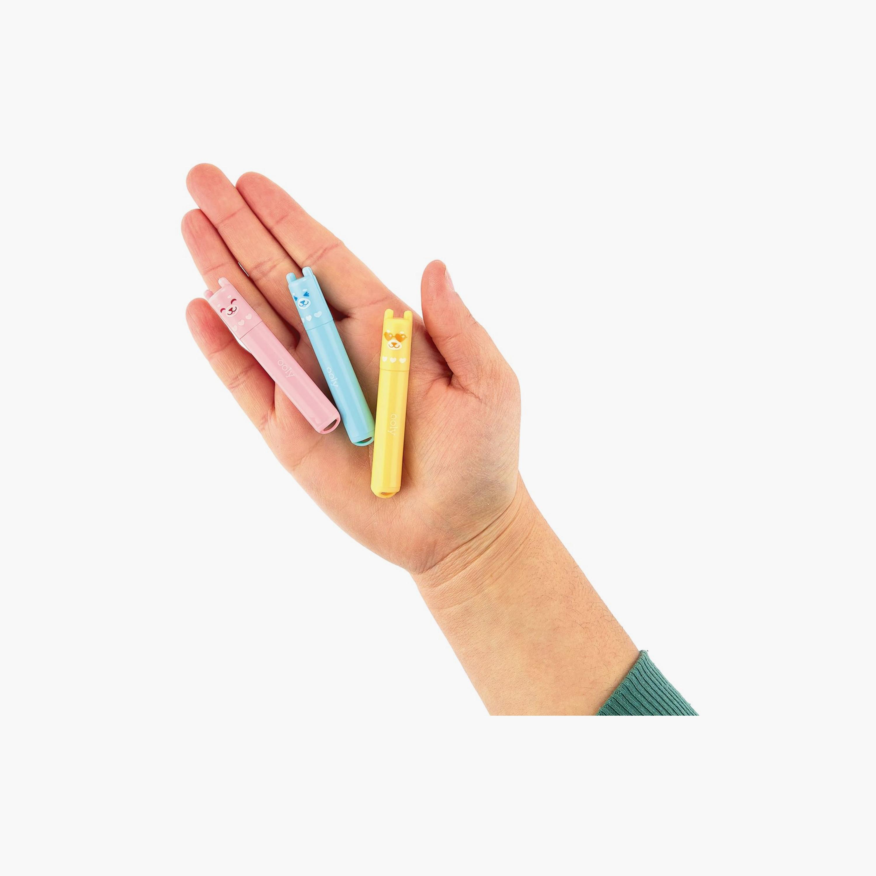Ooly 6-Piece Beary Sweet Mini Scented Highlighters-school-stationery-accessories-image-5