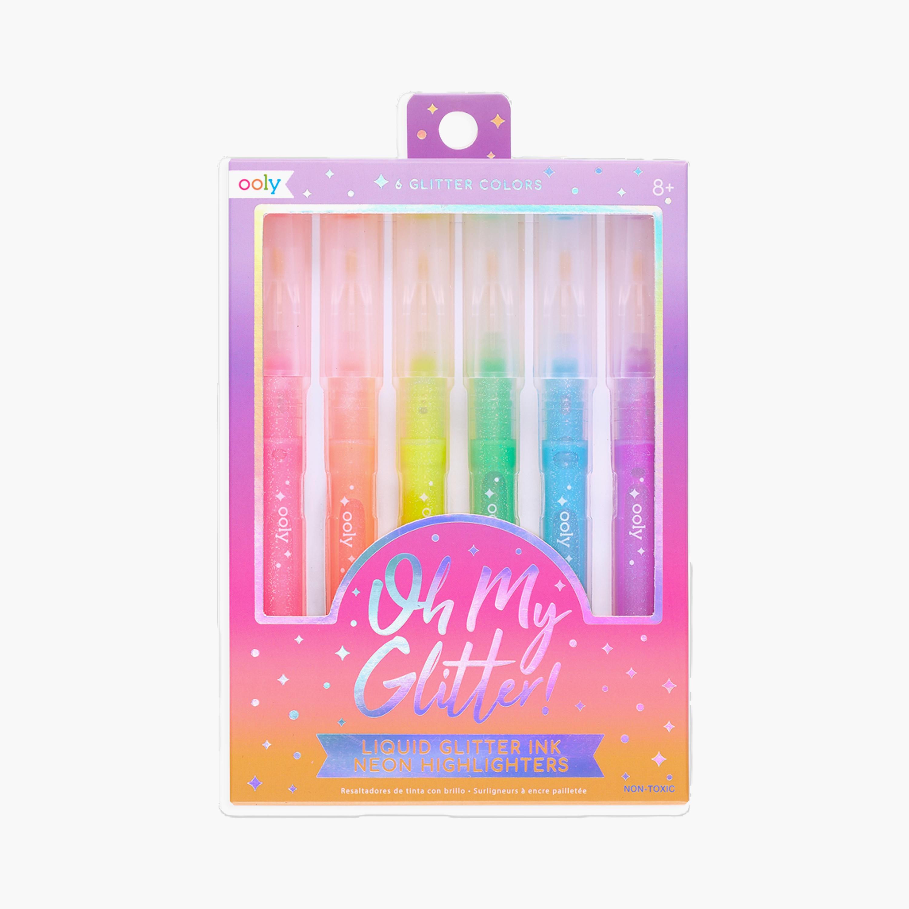Ooly 6-Piece Oh My Glitter! Highlighters-school-stationery-accessories-image-1