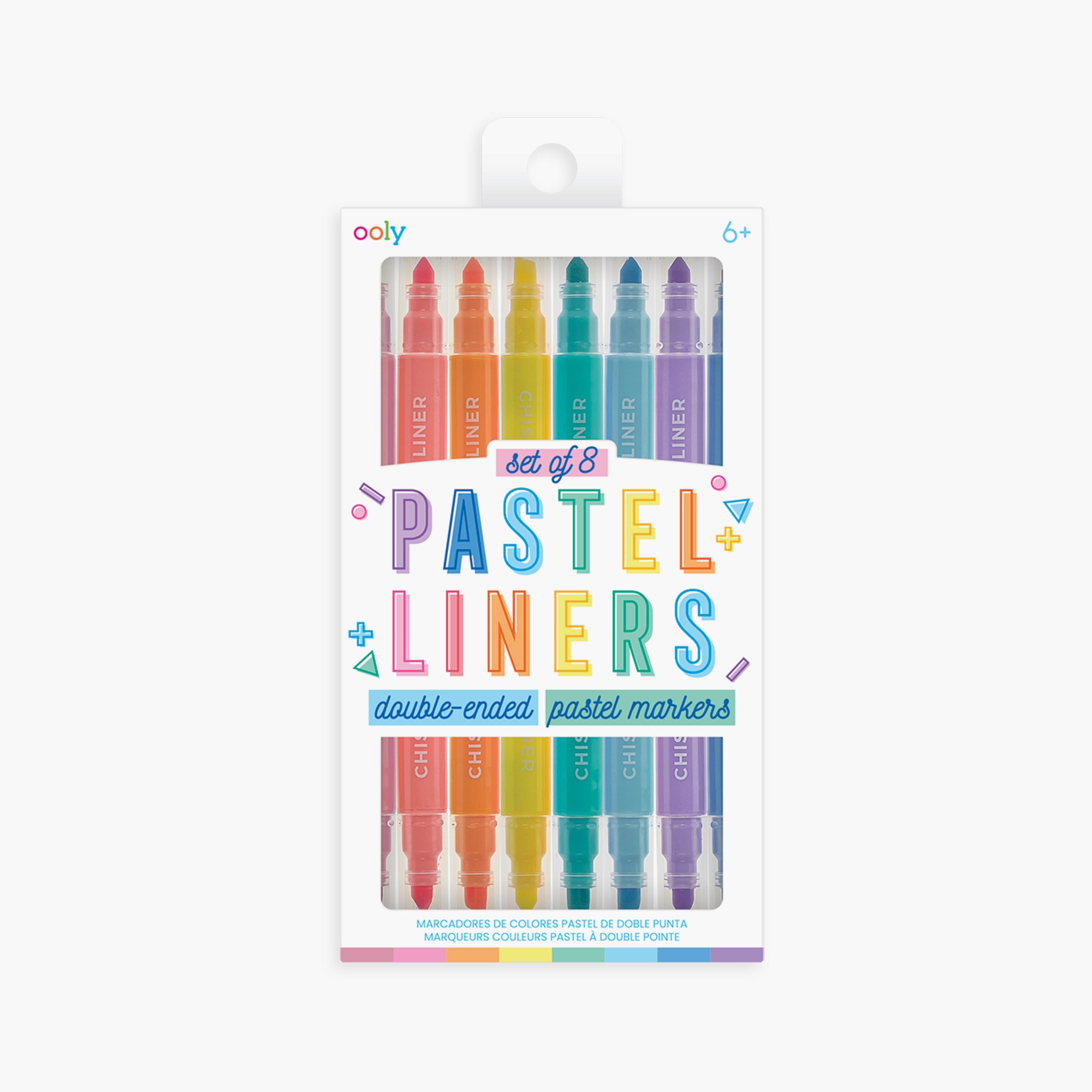 Ooly 8-Piece Pastel Liners Double Ended Highlighters-school-stationery-accessories-image-3