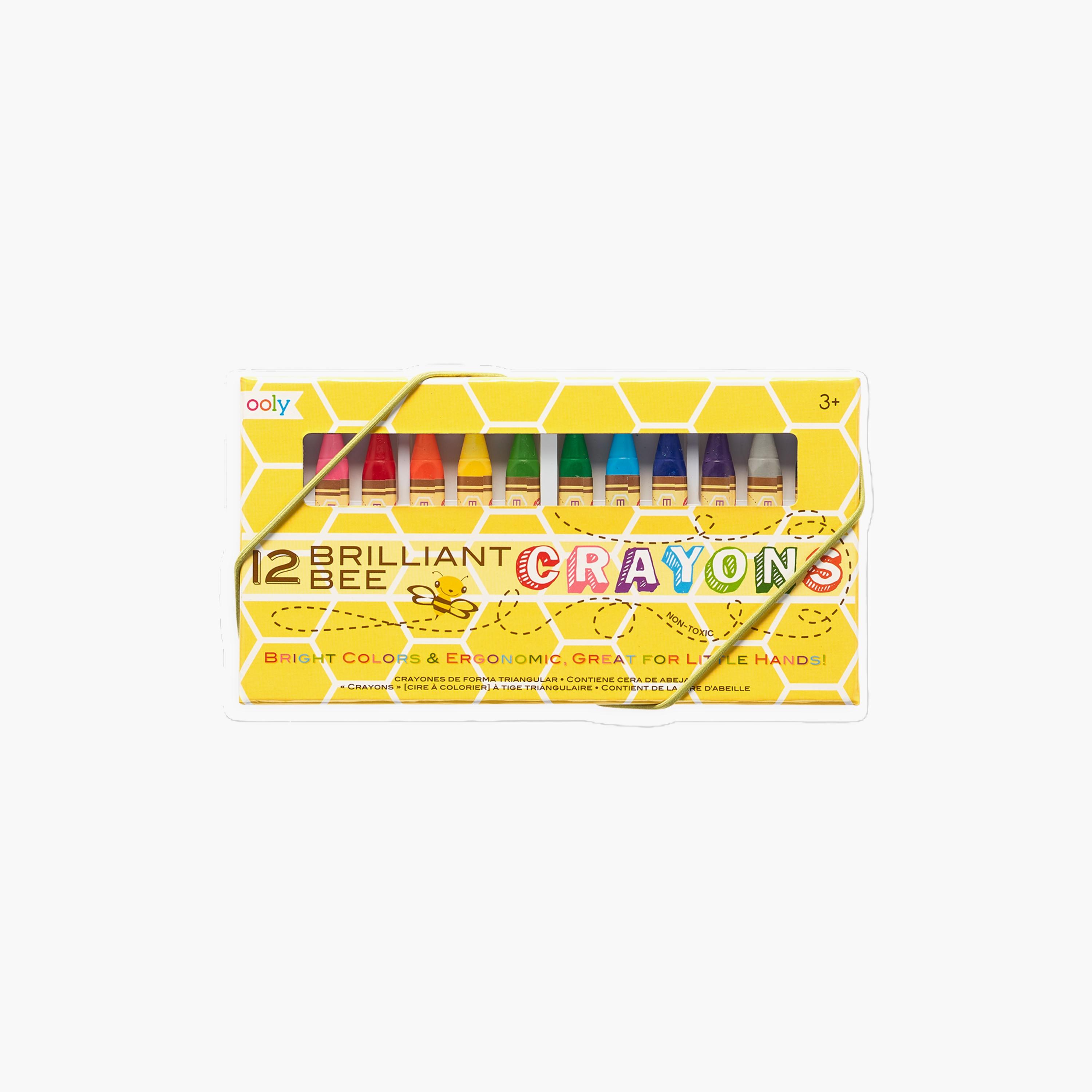 Ooly 12-Piece Brilliant Bee Crayons Set-school-artsandcrafts-image-1