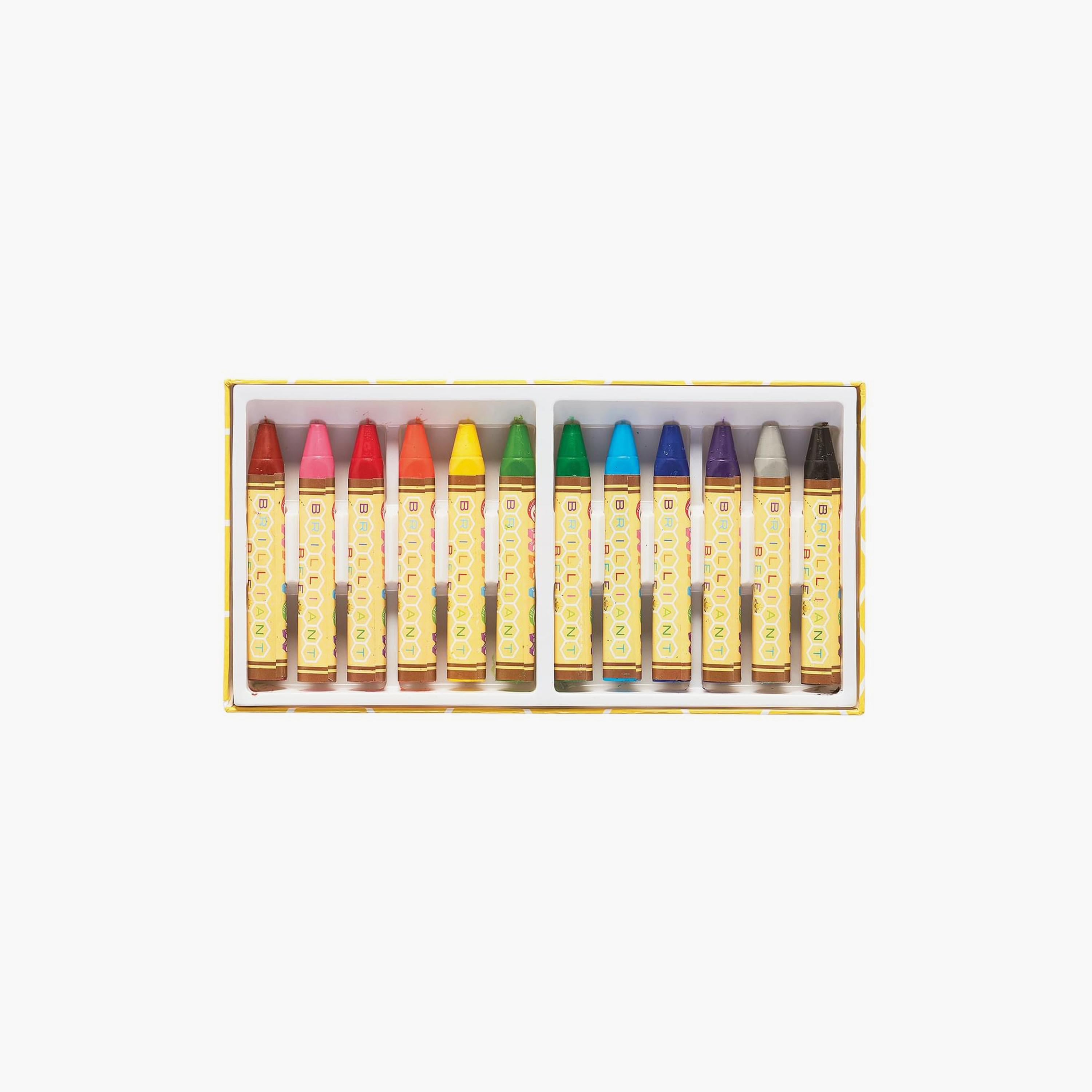 Ooly 12-Piece Brilliant Bee Crayons Set-school-artsandcrafts-image-2
