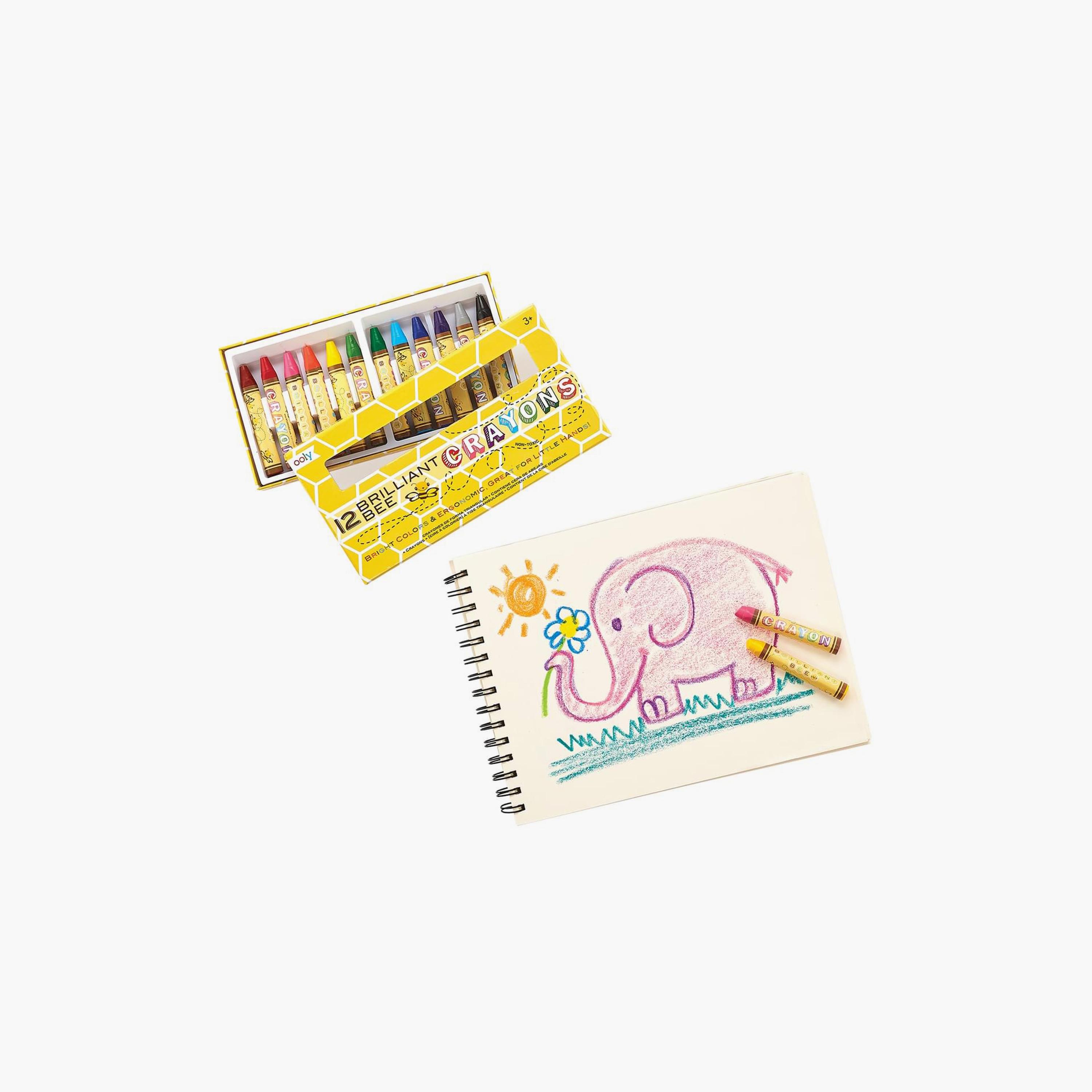 Ooly 12-Piece Brilliant Bee Crayons Set-school-artsandcrafts-image-3