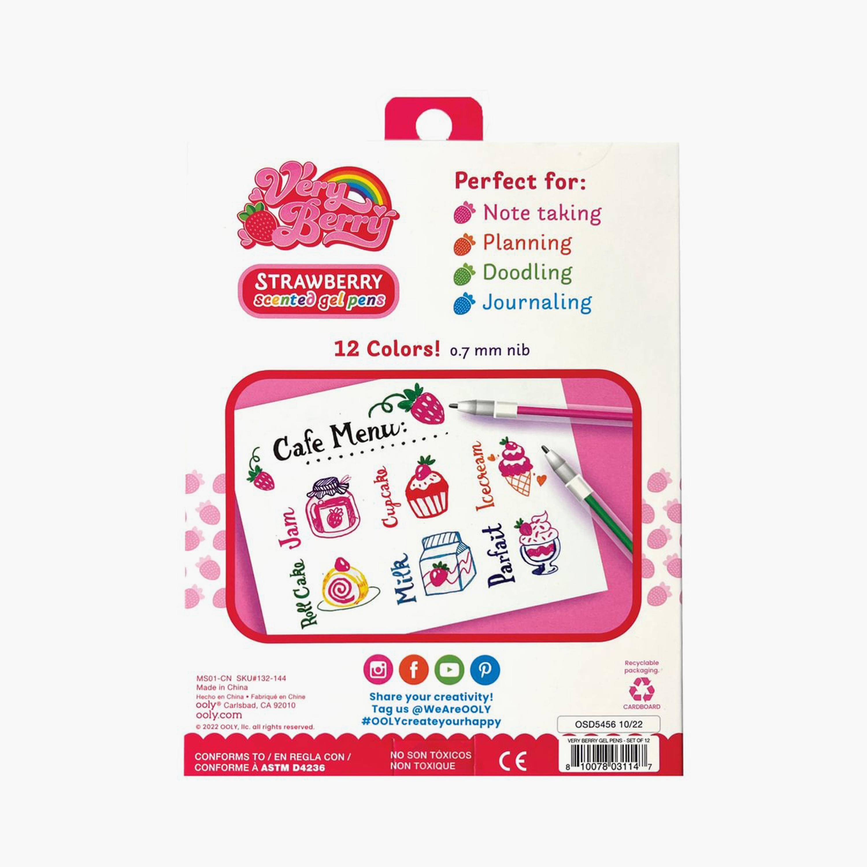 Ooly 12-Piece Very Berry Scented Gel Pens-school-stationery-pensandpencils-image-5