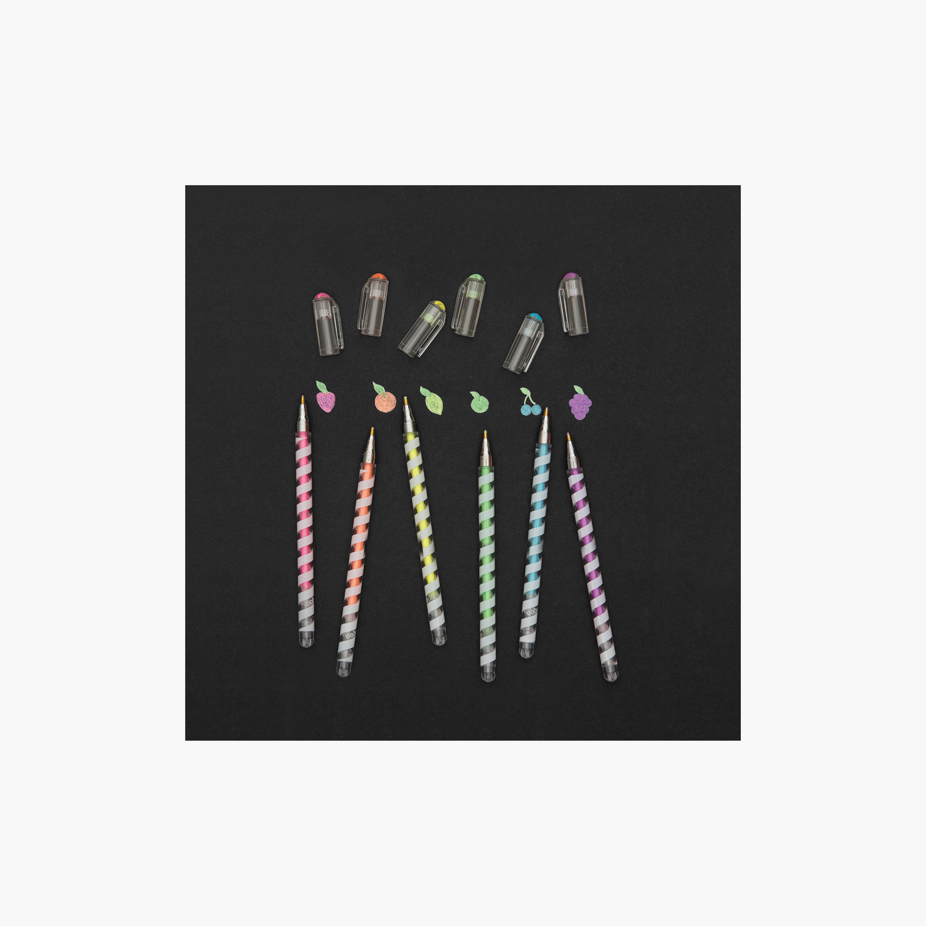 Ooly 6-Piece Totally Taffy Scented Colored Gel Pens-school-stationery-pensandpencils-image-5
