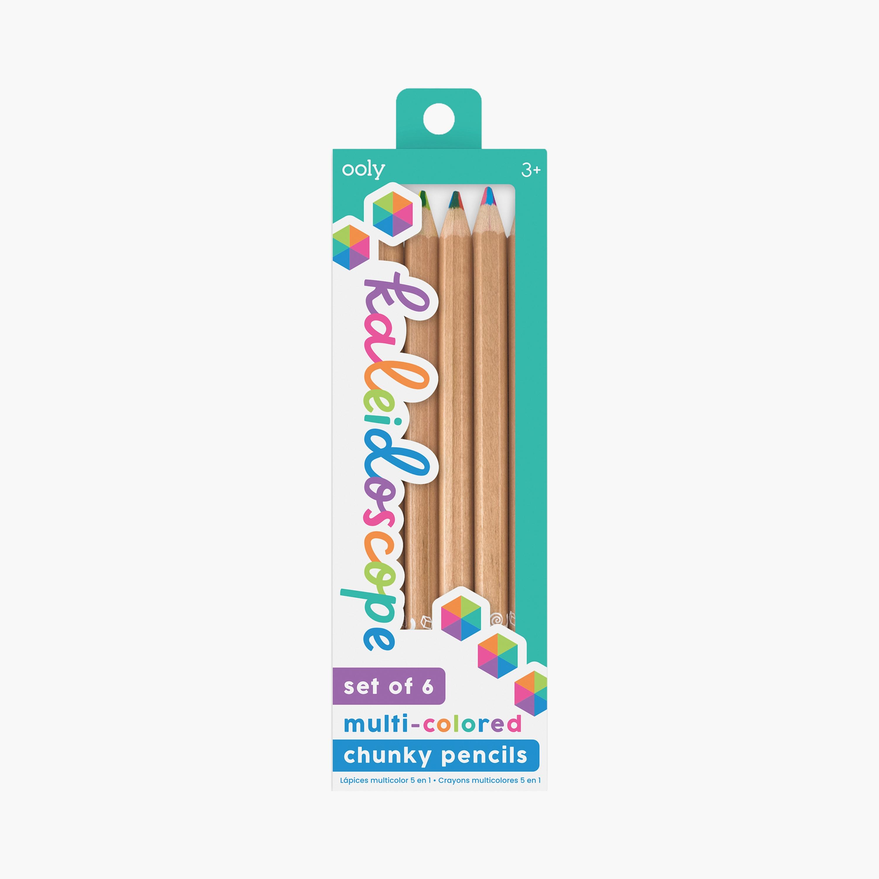 Ooly 6-Piece Kaleidoscope Multicolored Pencils-school-stationery-pensandpencils-image-1
