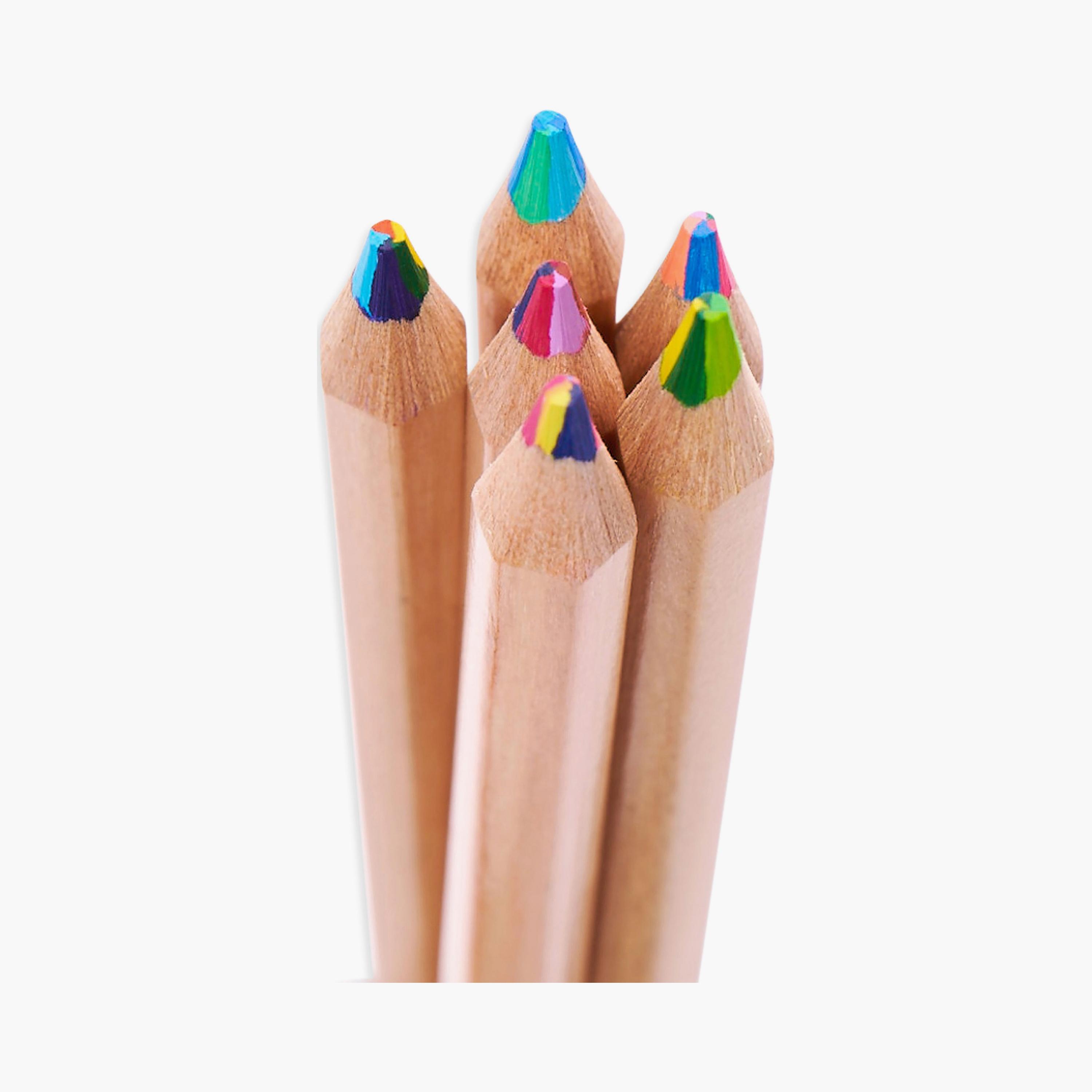 Ooly 6-Piece Kaleidoscope Multicolored Pencils-school-stationery-pensandpencils-image-2