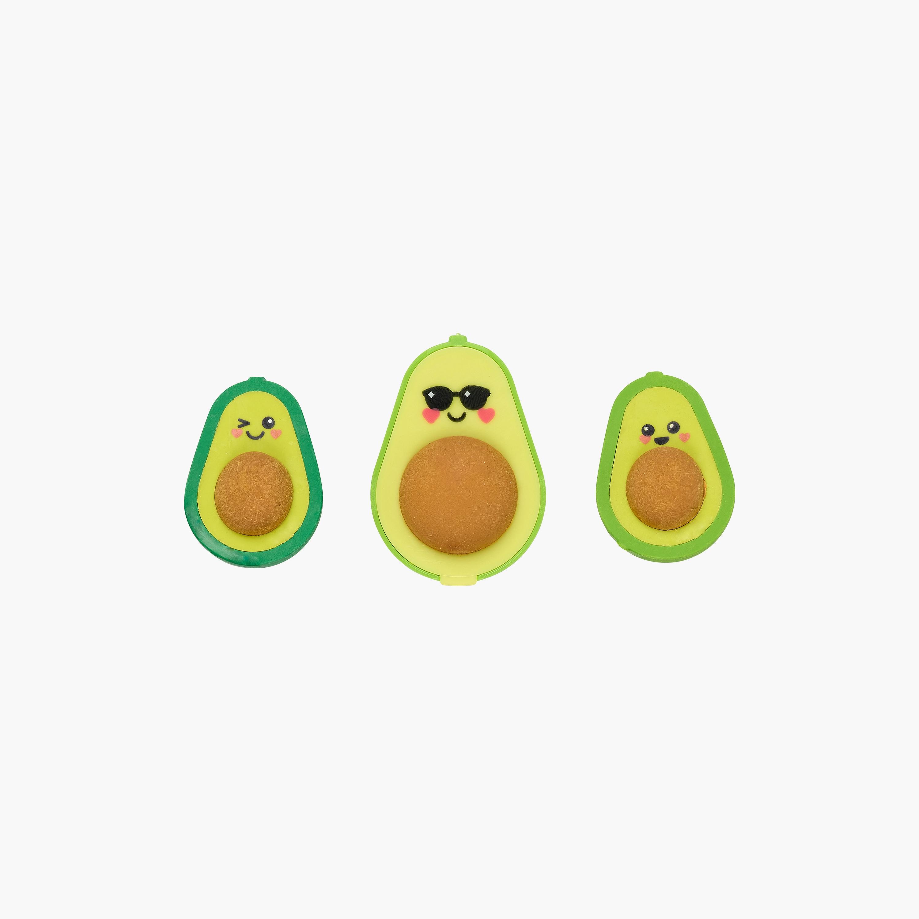 Ooly Avocado Love Eraser and Sharpener Set-school-stationery-accessories-image-3
