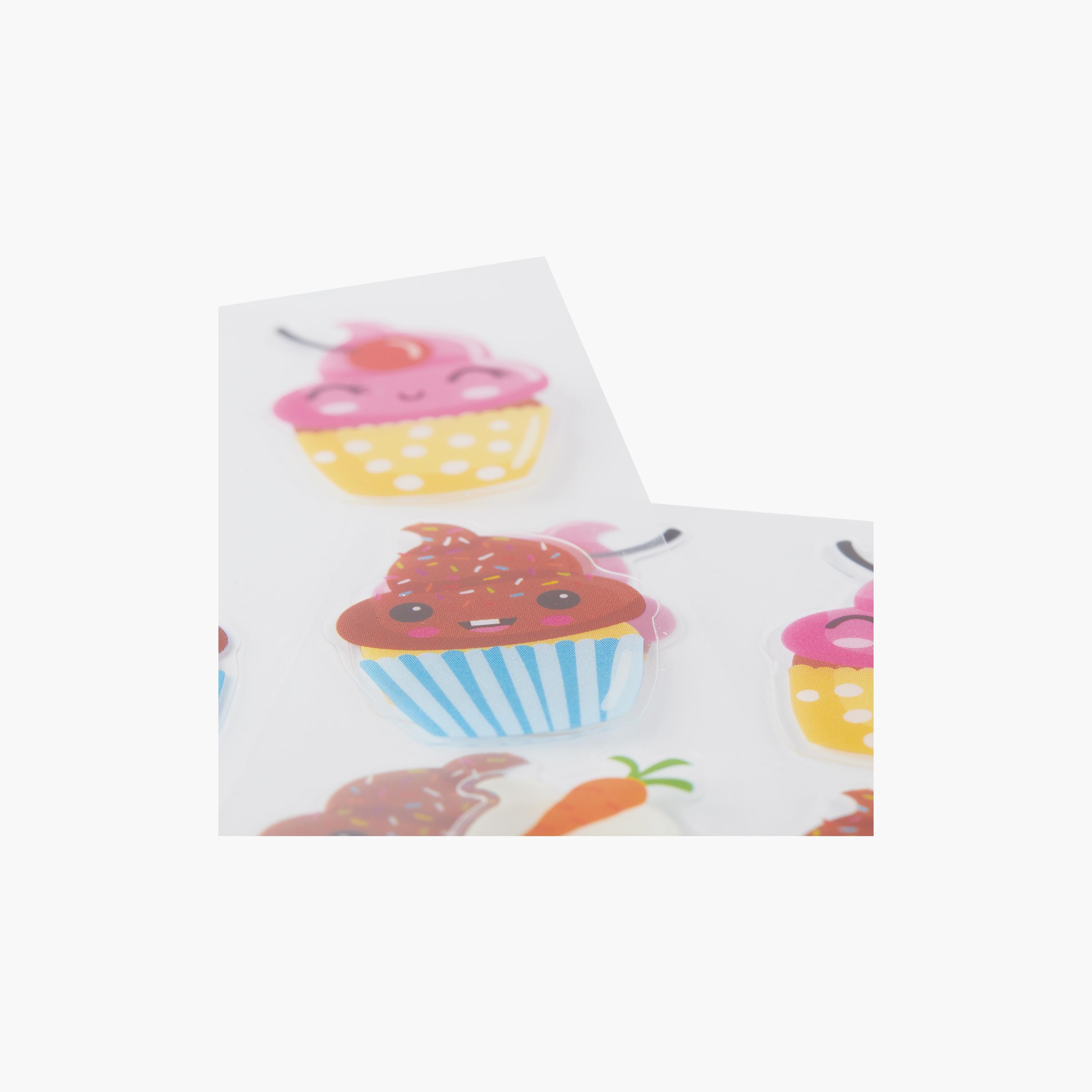 Ooly Skinny Stickiville Stickers - Happy Cupcakes-school-artsandcrafts-image-2