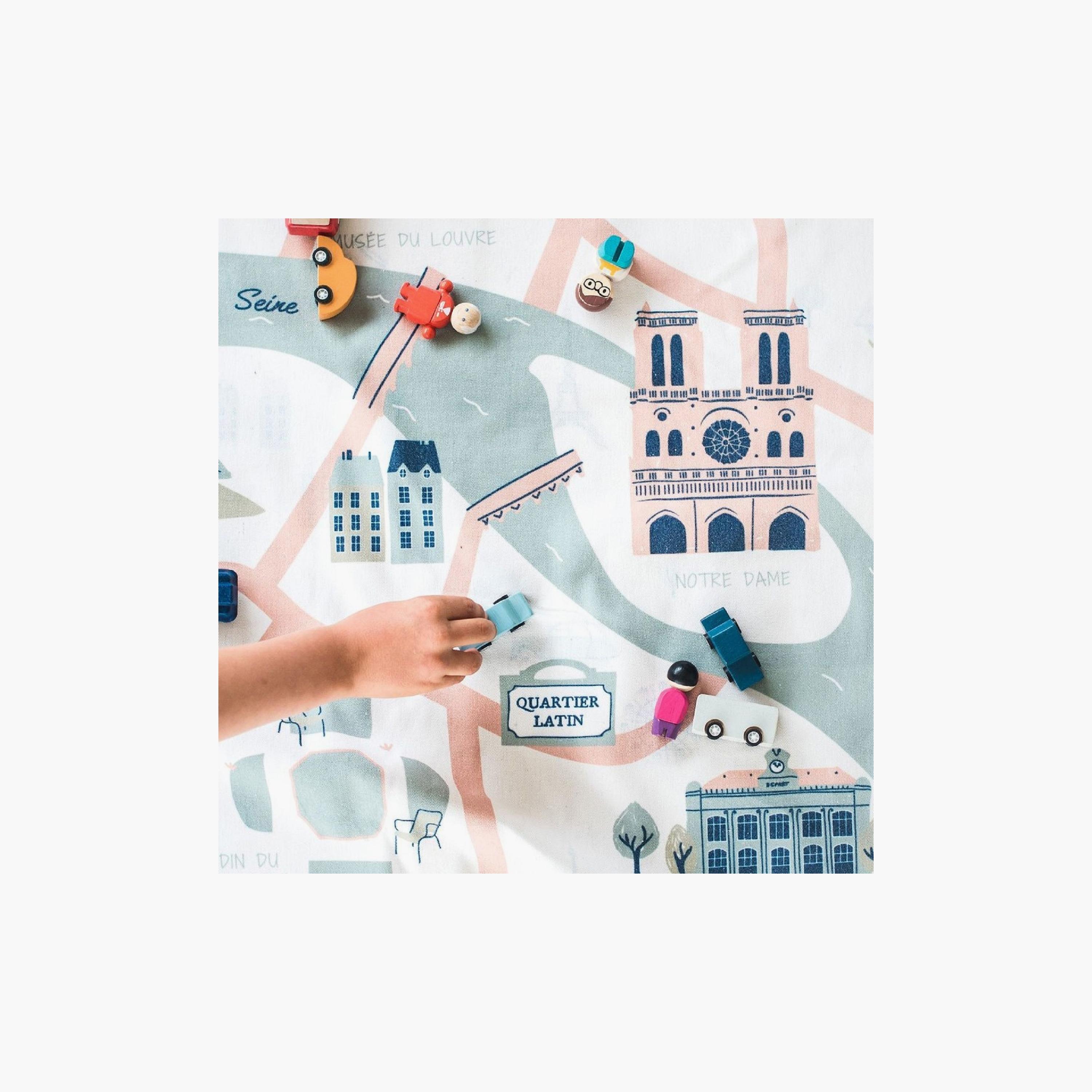 Play and Go Playmat & Storage Bag - Paris Map-baby-infantactivity-playpensandplaymats-image-5