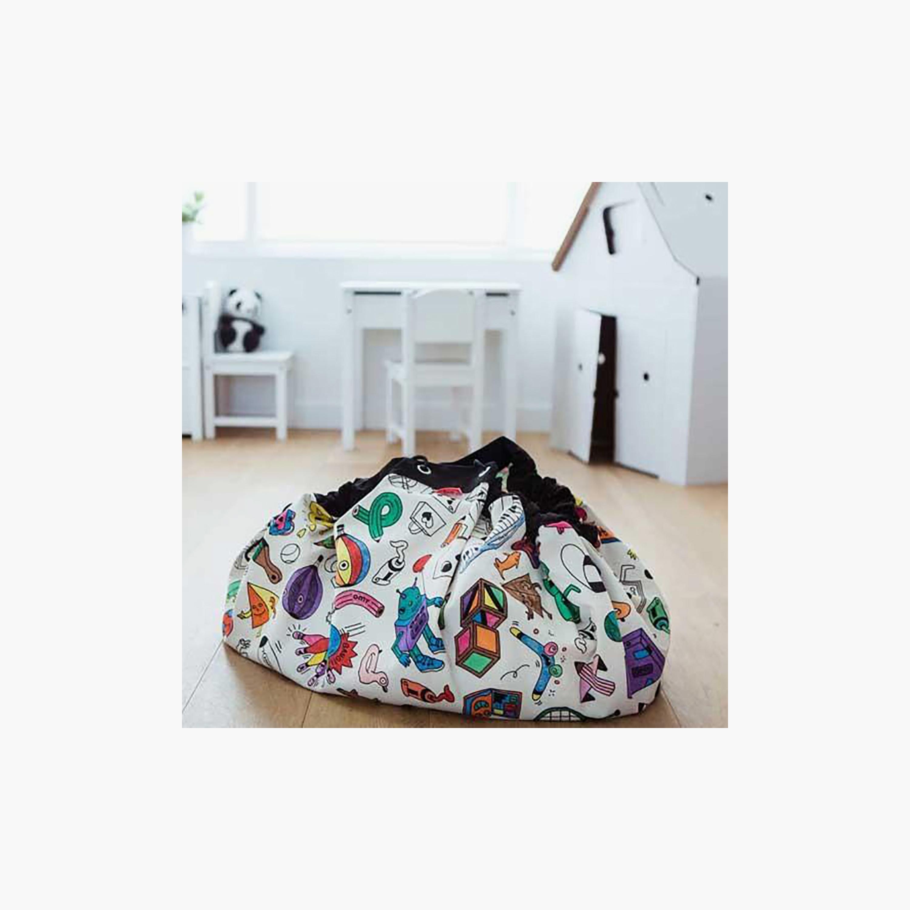 Play and Go Playmat & Storage Bag - Omy-baby-infantactivity-playpensandplaymats-image-3