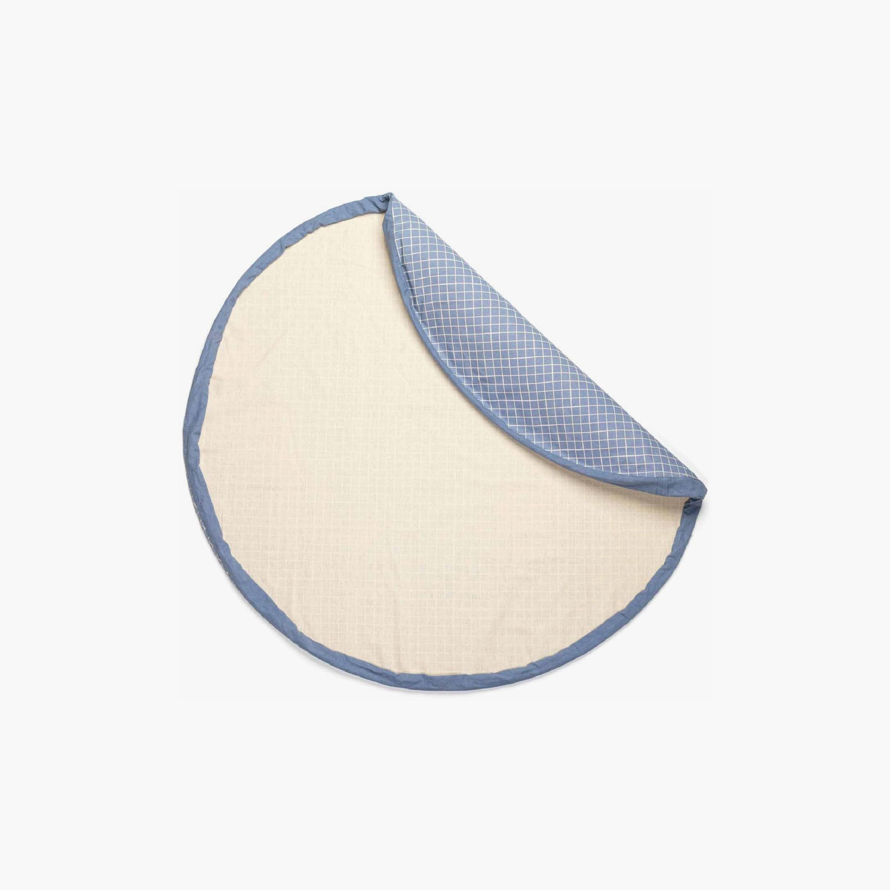 Play and Go Organic Grid Playmat & Storage Bag-baby-infantactivity-playpensandplaymats-image-1
