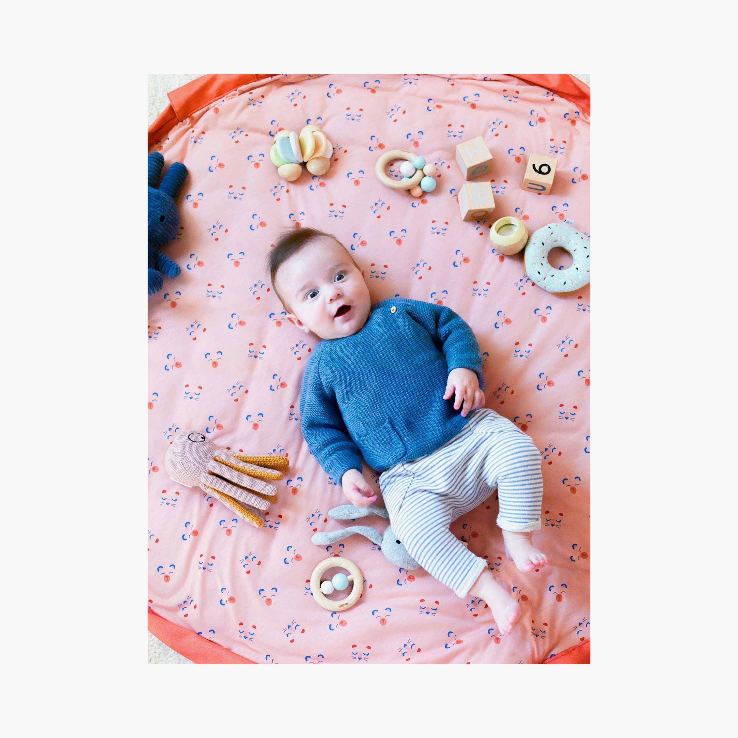 Play and Go Soft Playmat & Storage Bag - Animal Faces-baby-infantactivity-playpensandplaymats-image-3