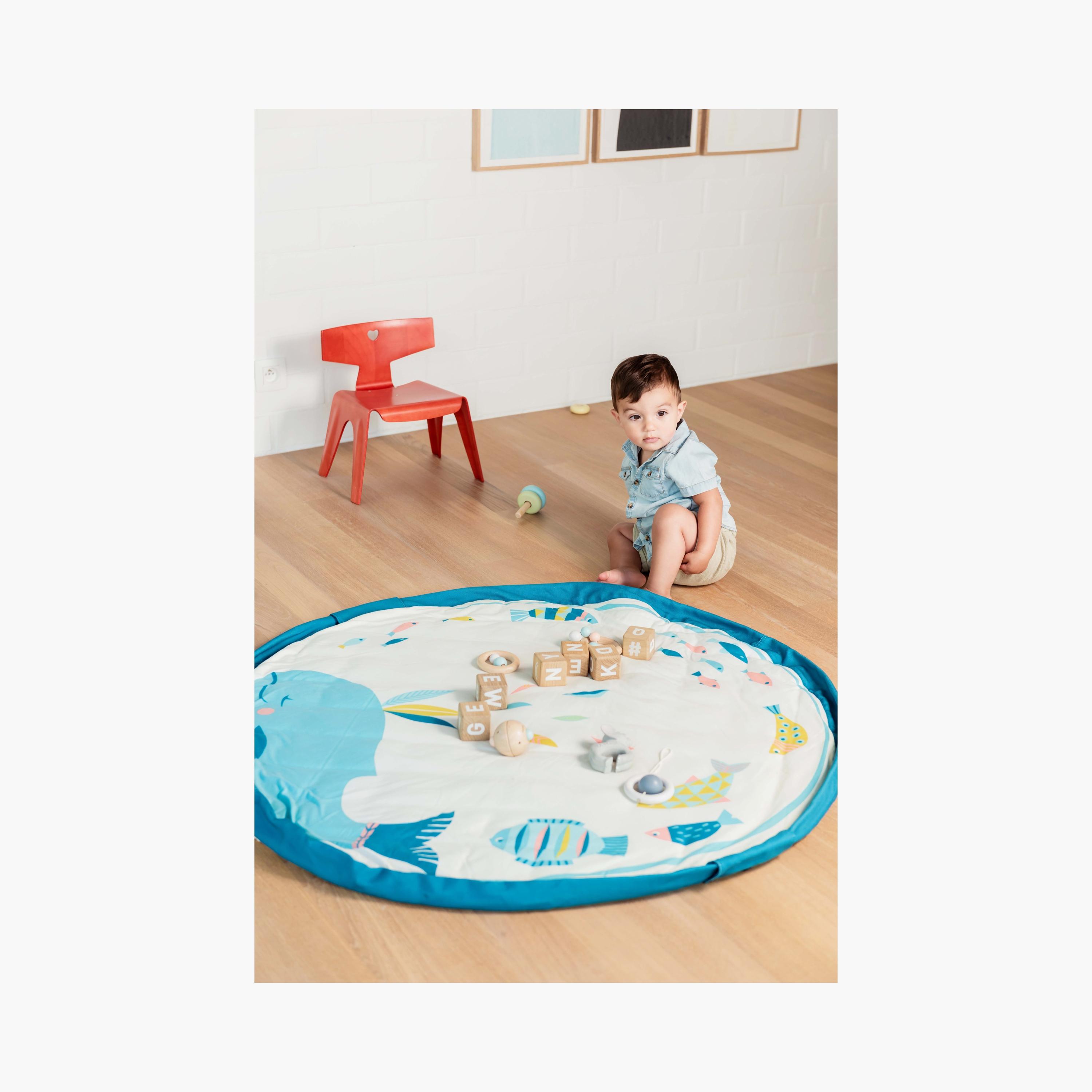 Play and Go Soft Playmat & Storage Bag - Moulin Roty-baby-infantactivity-playpensandplaymats-image-4