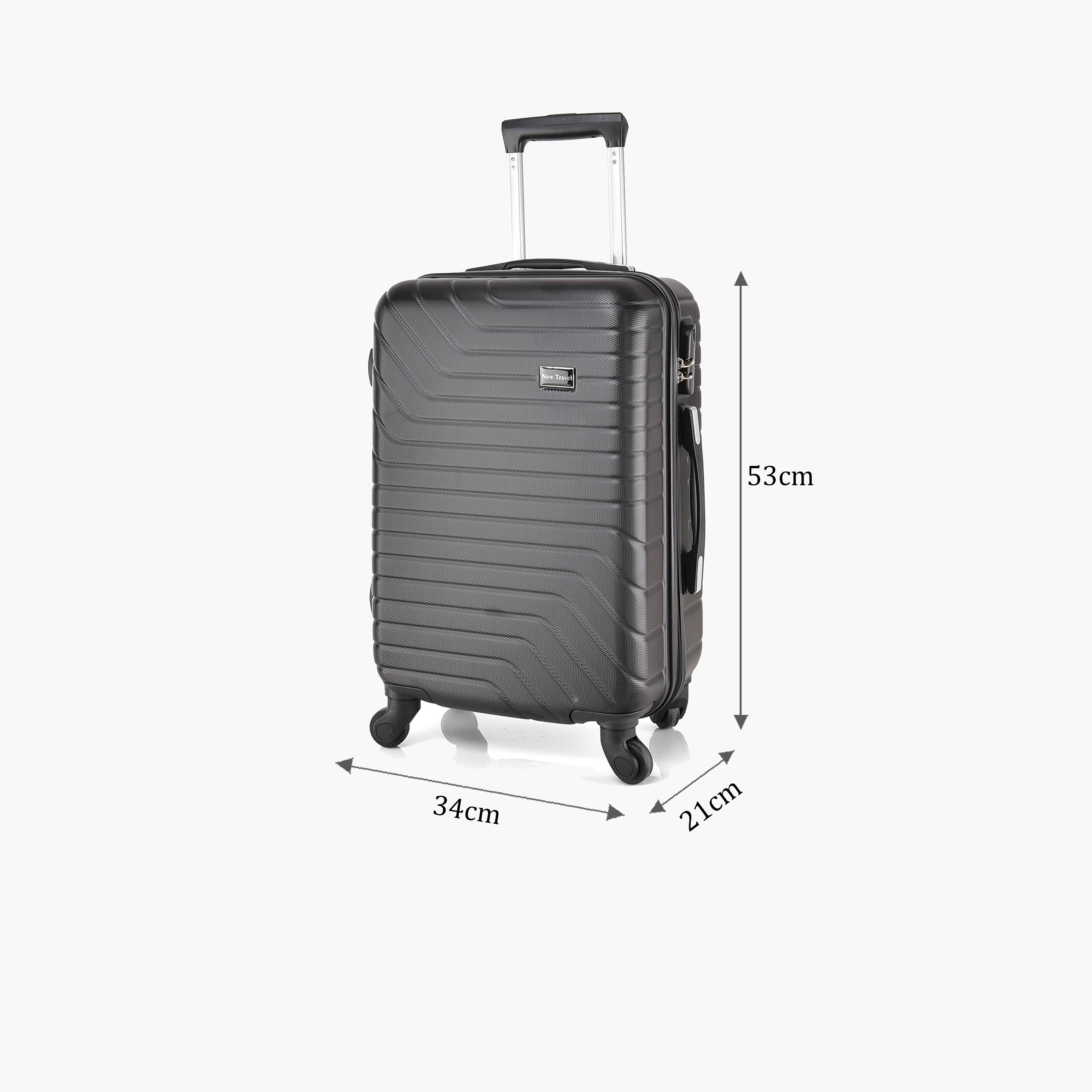 New Travel 53 CM Small Cabin ABS Hard Sided 4-Wheeler Spinner Trolley Bag with Combination Lock | 830-20 (1P)-travel-luggagesandbags-luggage-image-4