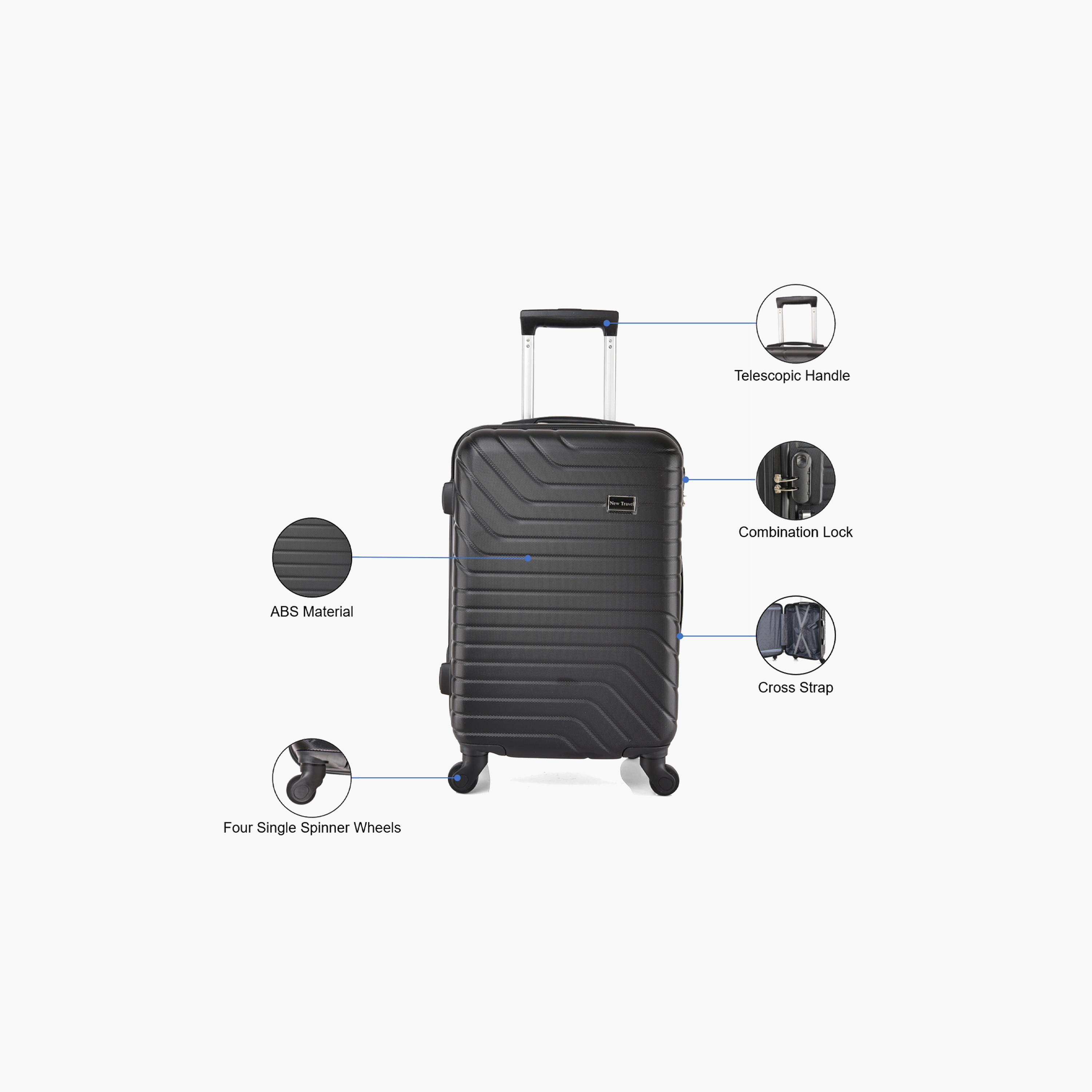 New Travel 53 CM Small Cabin ABS Hard Sided 4-Wheeler Spinner Trolley Bag with Combination Lock | 830-20 (1P)-travel-luggagesandbags-luggage-image-5