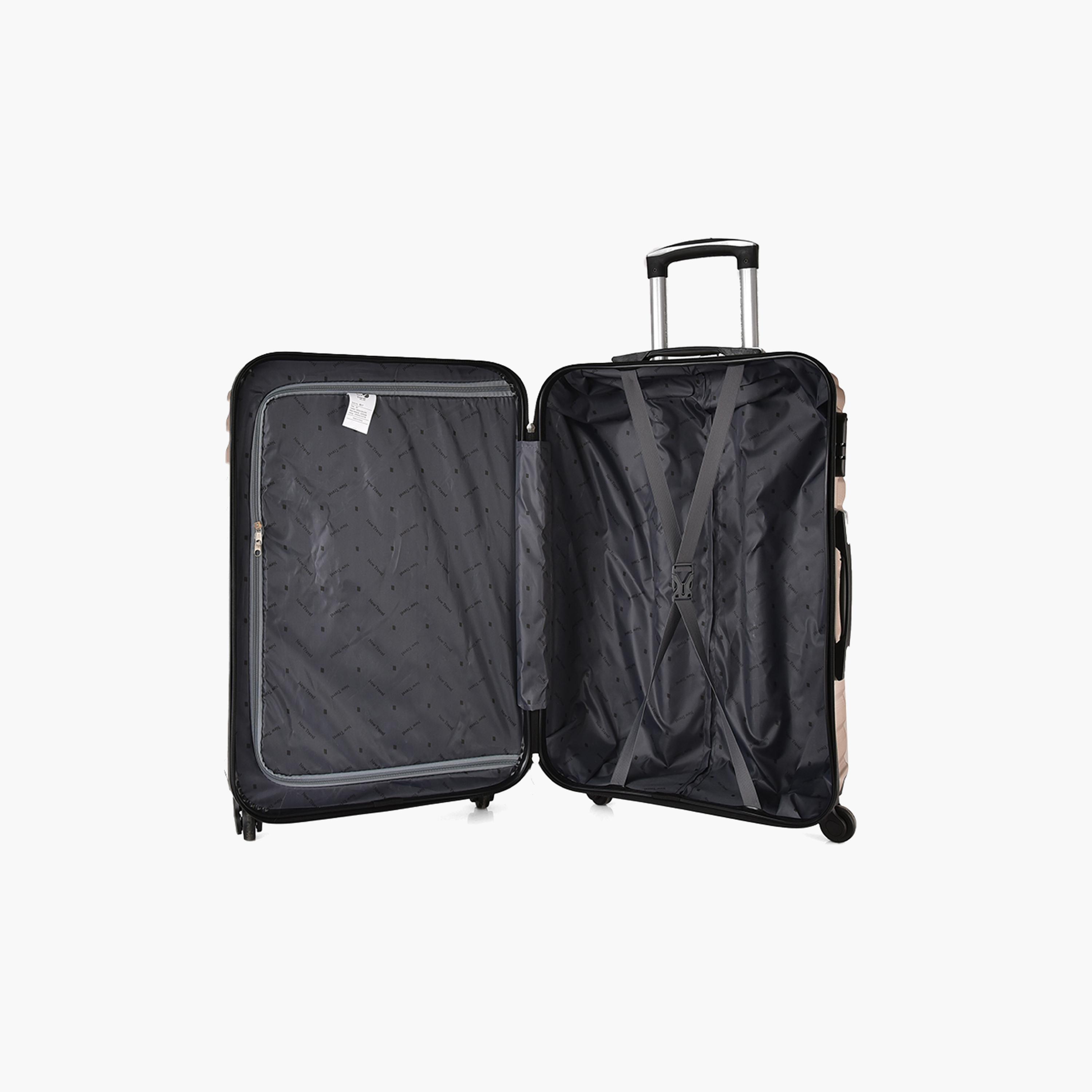 New Travel Set of 3 ABS Hard Sided 4-Wheeler Spinner Trolley Bag with Combination Lock | 817/3P-travel-luggagesandbags-luggage-image-8