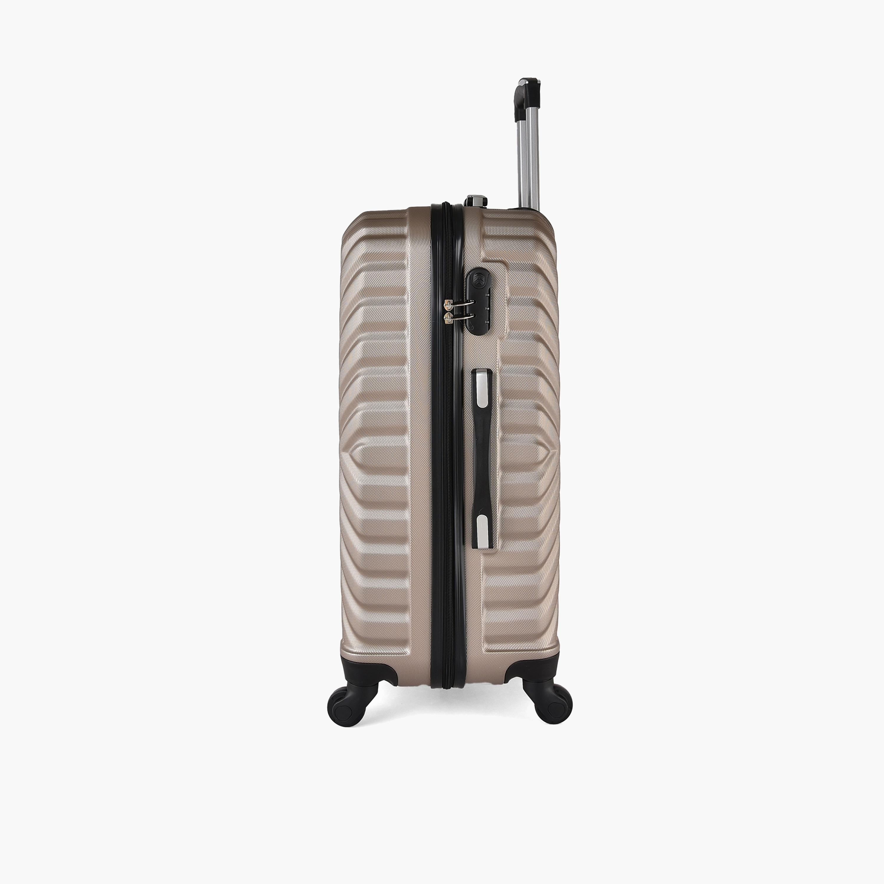 New Travel Set of 3 ABS Hard Sided 4-Wheeler Spinner Trolley Bag with Combination Lock | 817/3P-travel-luggagesandbags-luggage-image-9