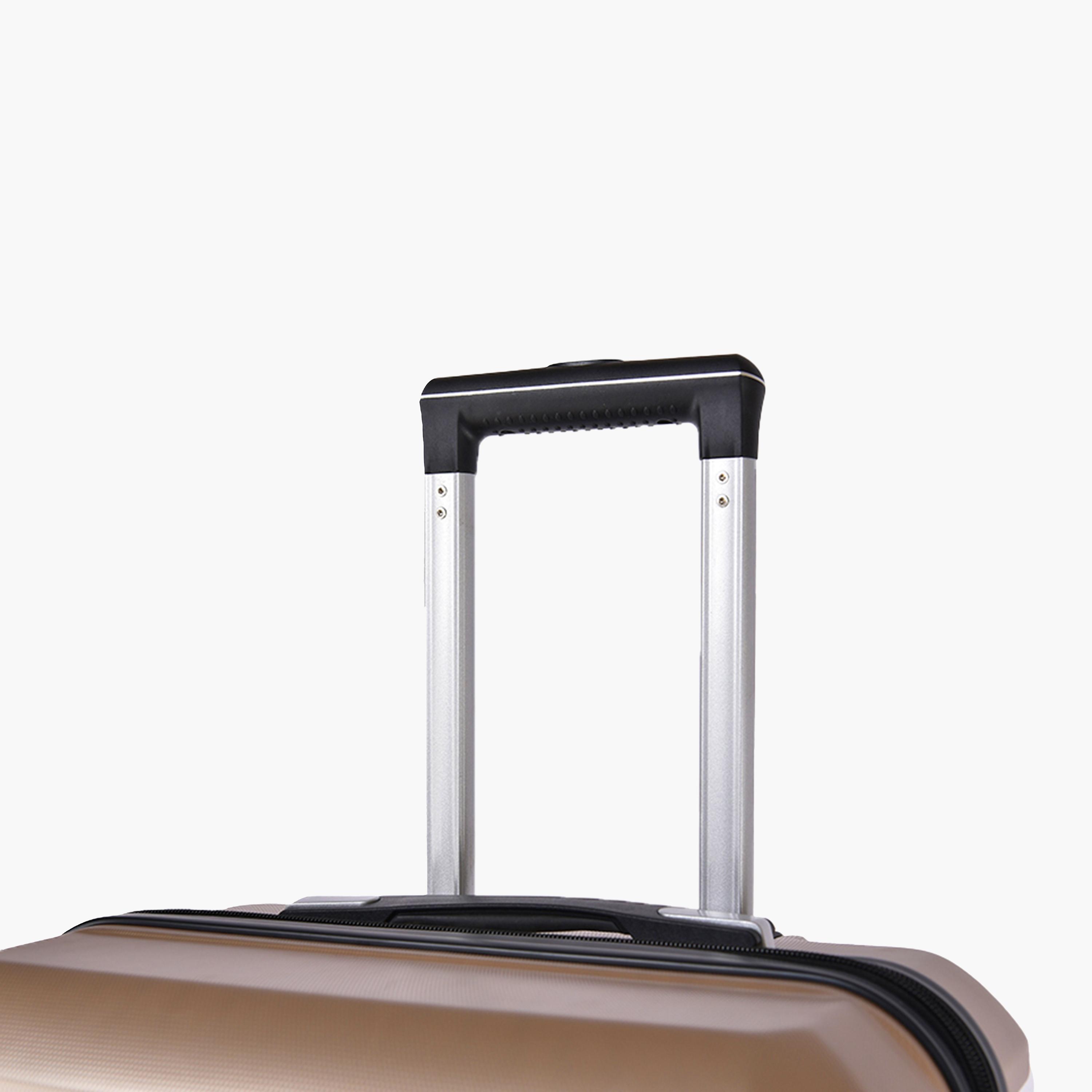 New Travel Set of 3 ABS Hard Sided 4-Wheeler Spinner Trolley Bag with Combination Lock | 842/3P-travel-luggagesandbags-luggage-image-2