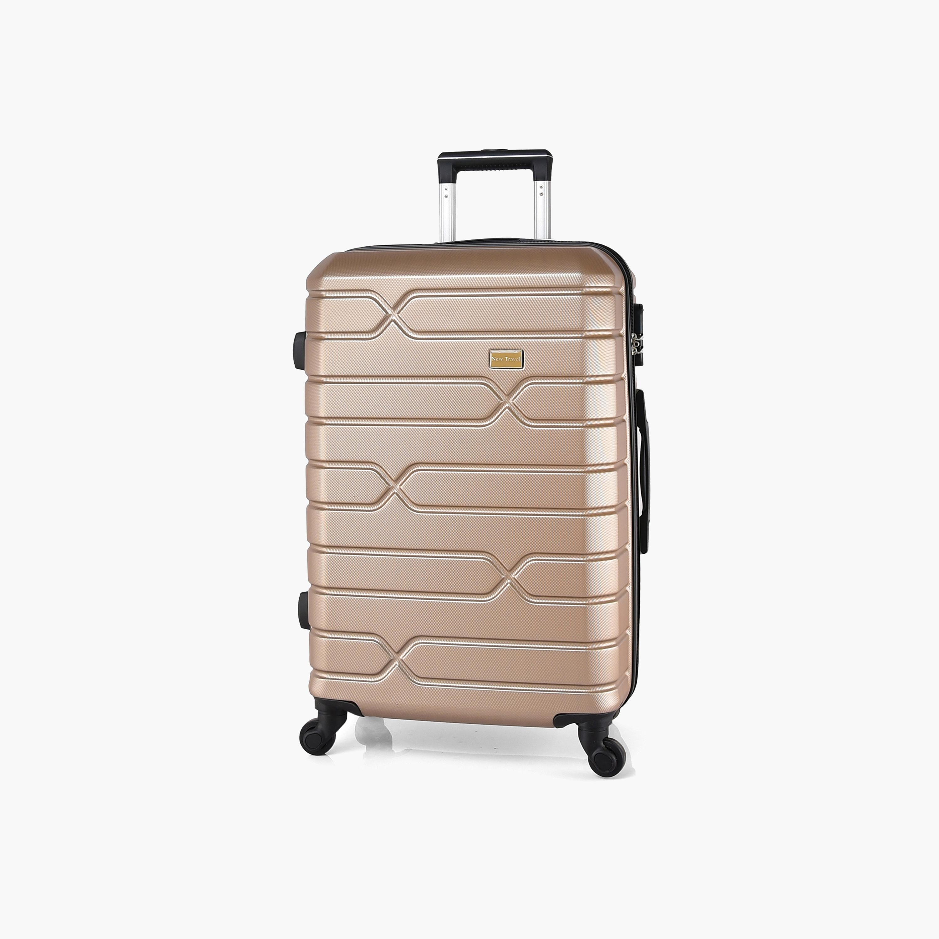 New Travel Set of 3 ABS Hard Sided 4-Wheeler Spinner Trolley Bag with Combination Lock | 842/3P-travel-luggagesandbags-luggage-image-7