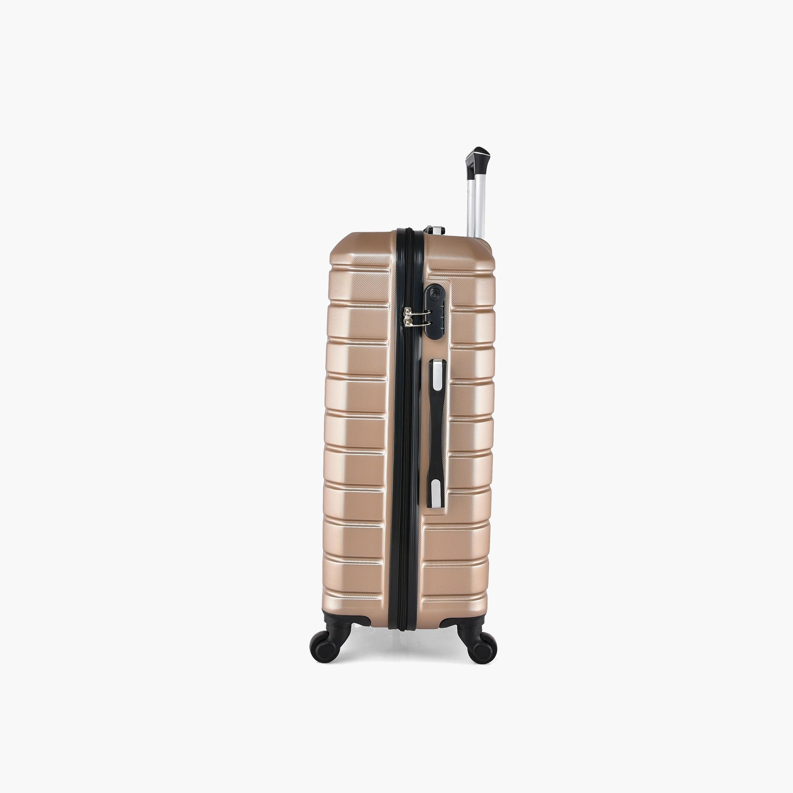 New Travel Set of 3 ABS Hard Sided 4-Wheeler Spinner Trolley Bag with Combination Lock | 842/3P-travel-luggagesandbags-luggage-image-9