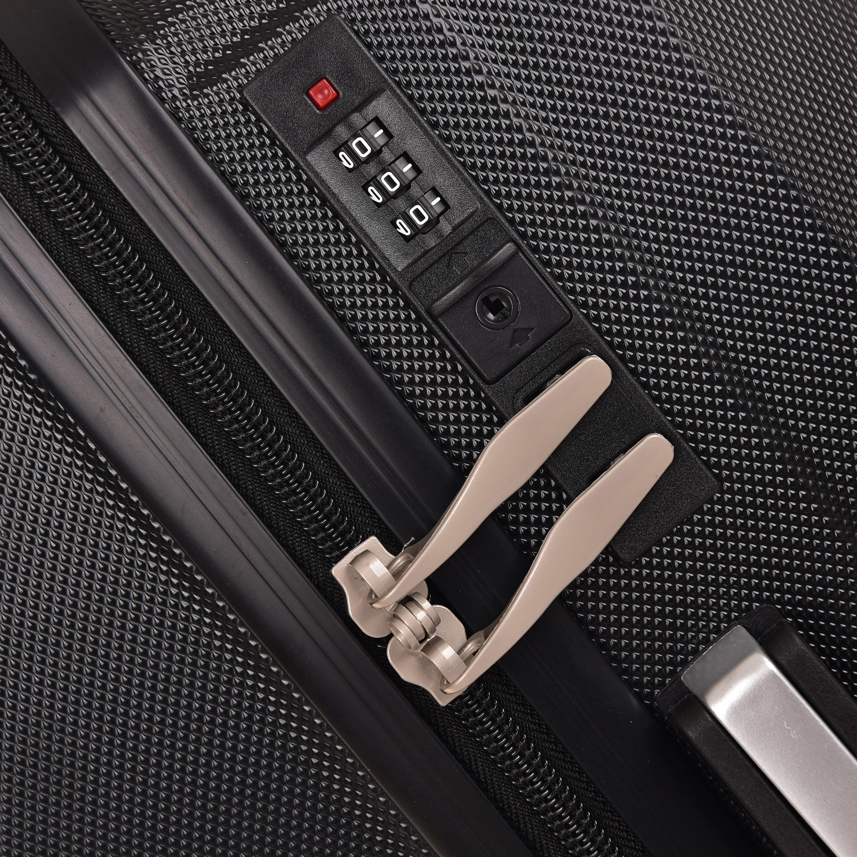New Travel Set of 3 ABS Hard Sided 4-Wheeler Spinner Trolley Bag with Combination Lock | BR1021/3P-travel-luggagesandbags-luggage-image-11