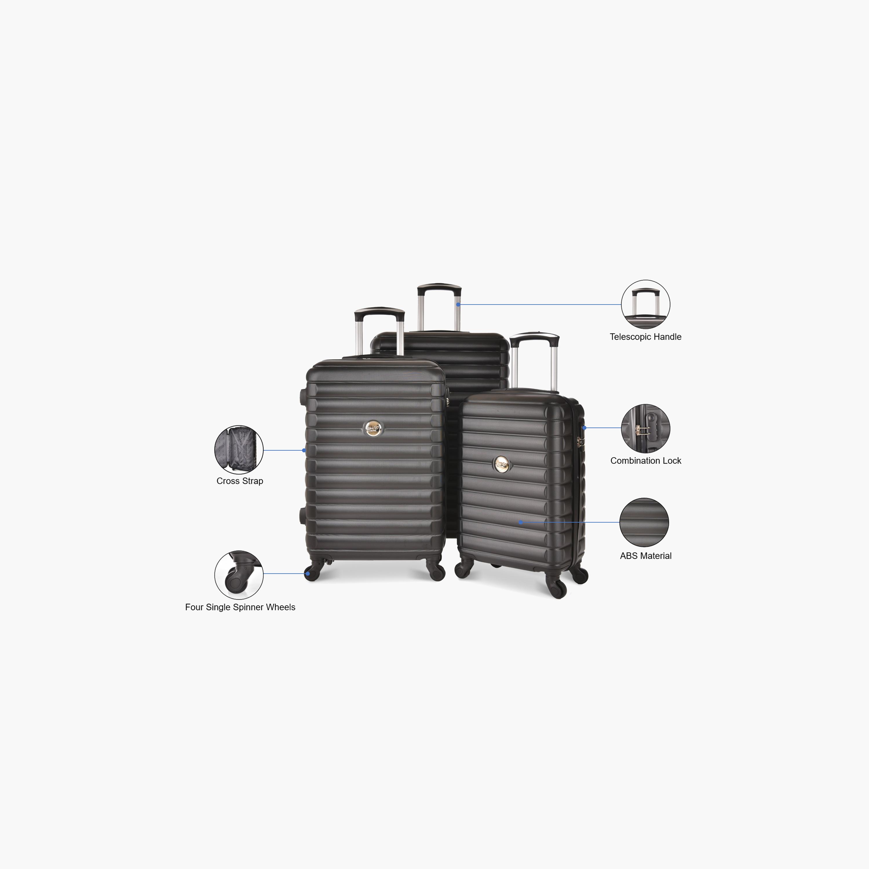 New Travel Set of 3 ABS Hard Sided 4-Wheeler Spinner Trolley Bag with Combination Lock | BR1094/3P-travel-luggagesandbags-luggage-image-4