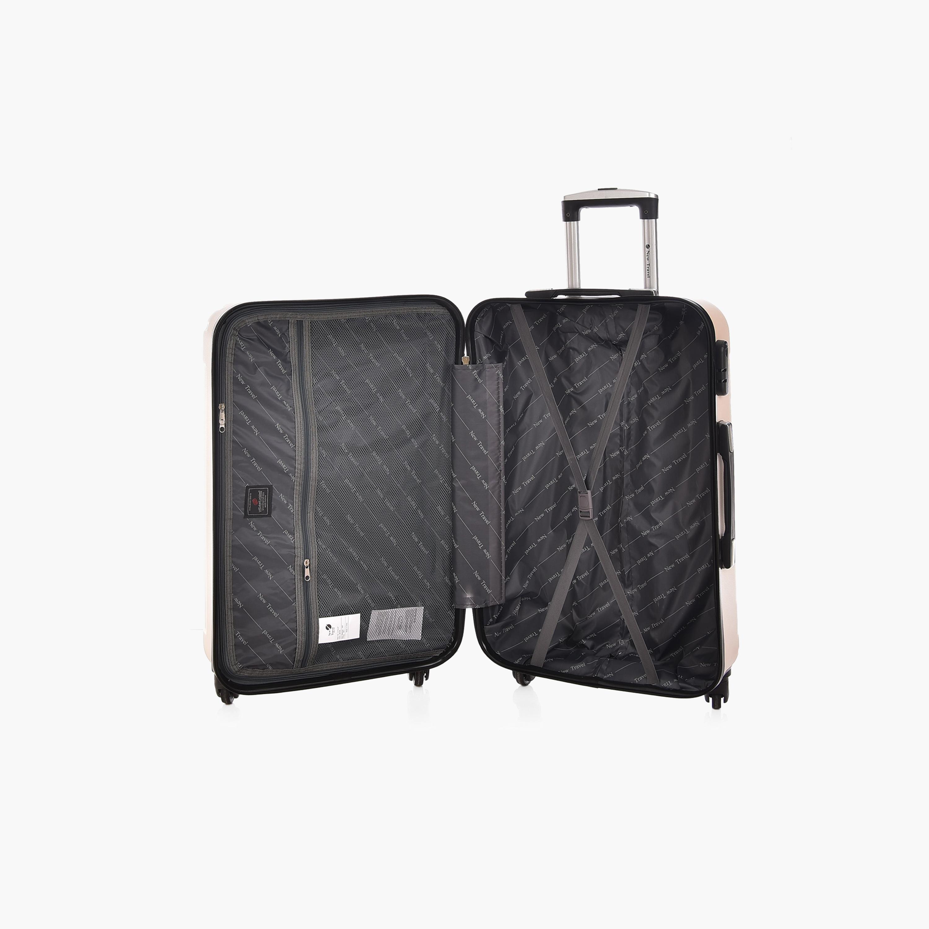 New Travel Set of 4 ABS Hard Sided 4-Wheeler Spinner Trolley Bag with Combination Lock | 0176/4P-travel-luggagesandbags-luggage-image-10