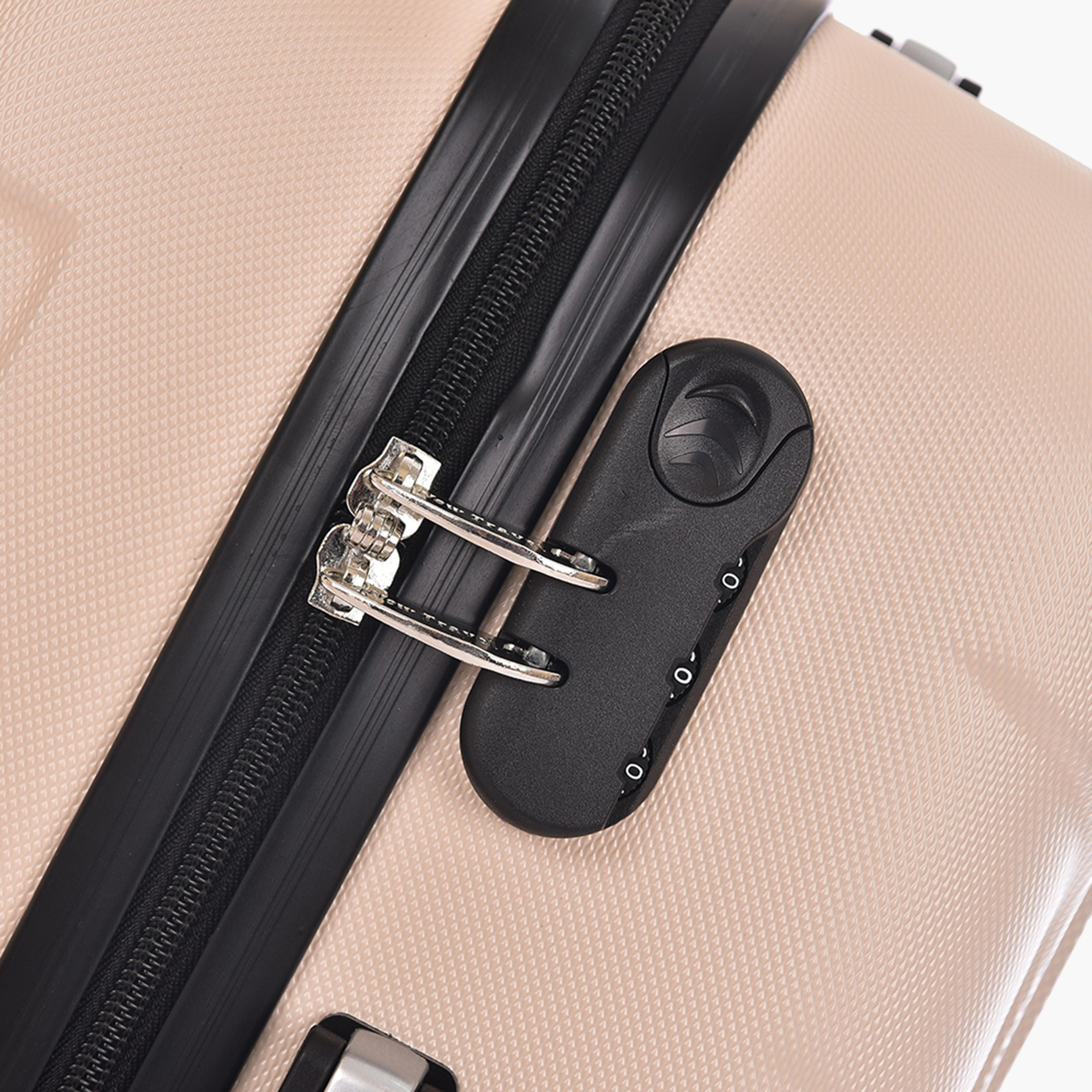 New Travel Set of 4 ABS Hard Sided 4-Wheeler Spinner Trolley Bag with Combination Lock | 0176/4P-travel-luggagesandbags-luggage-image-12