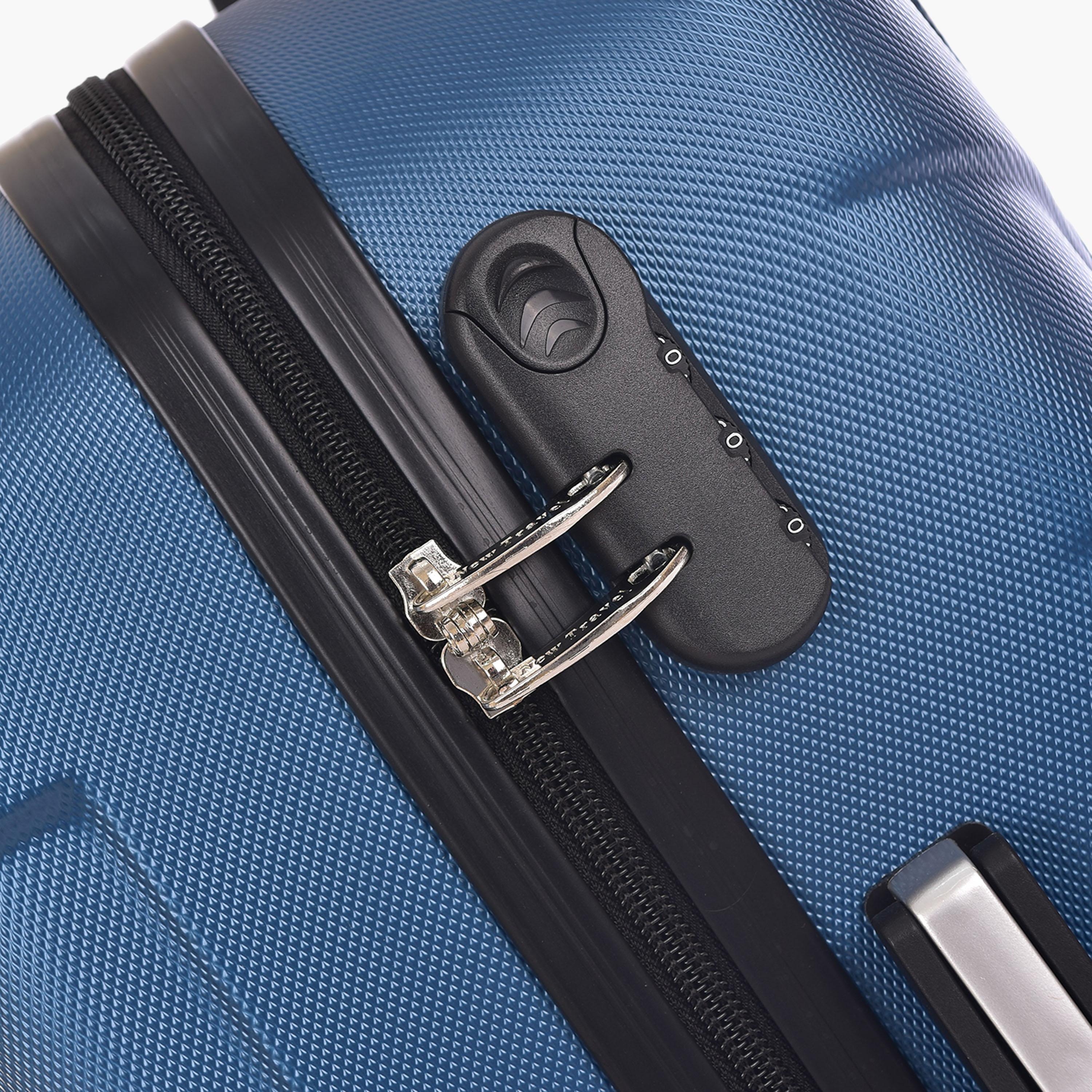 New Travel Set of 4 ABS Hard Sided 4-Wheeler Spinner Trolley Bag with Combination Lock | 0176/4P-travel-luggagesandbags-luggage-image-12