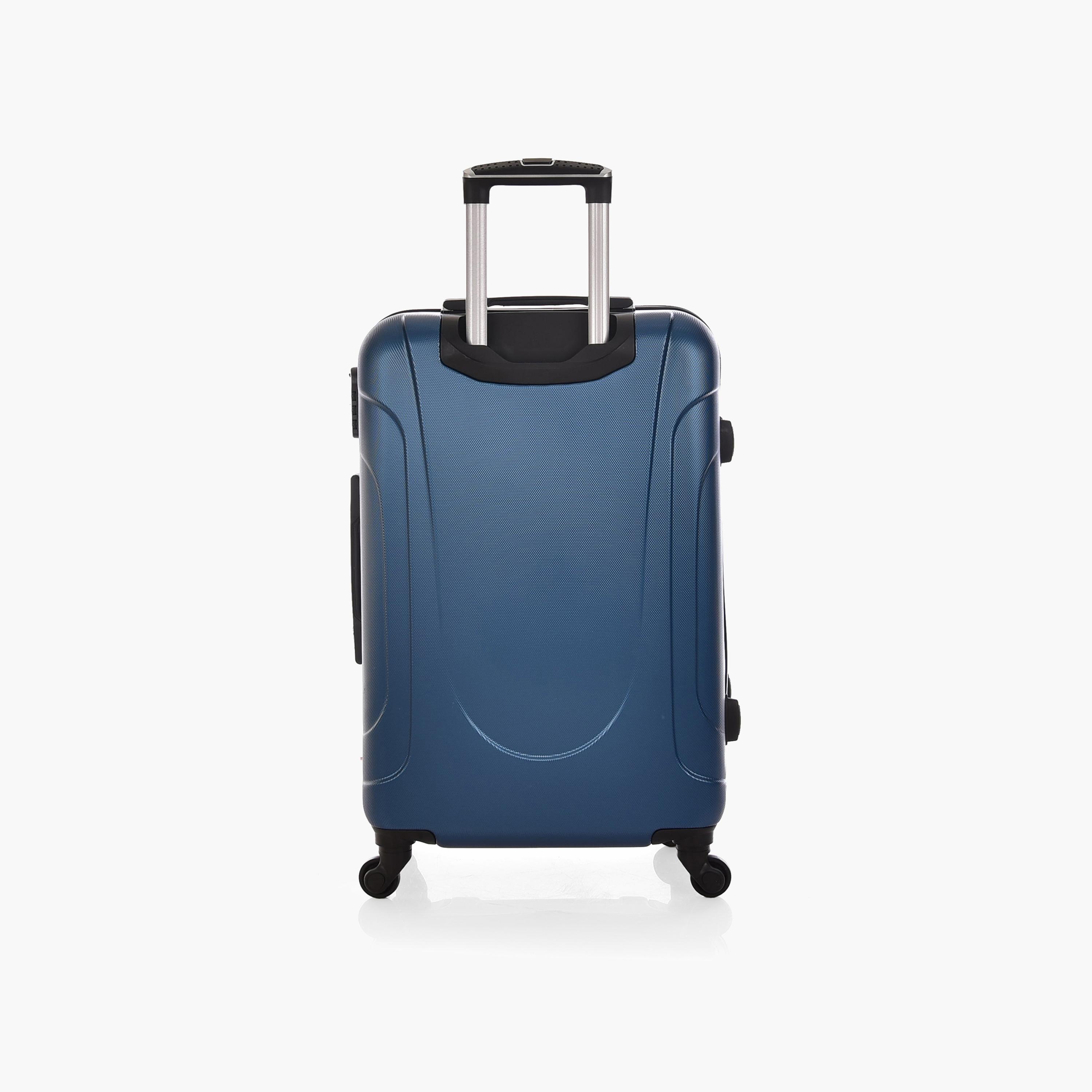 New Travel Set of 4 ABS Hard Sided 4-Wheeler Spinner Trolley Bag with Combination Lock | 0176/4P-travel-luggagesandbags-luggage-image-2