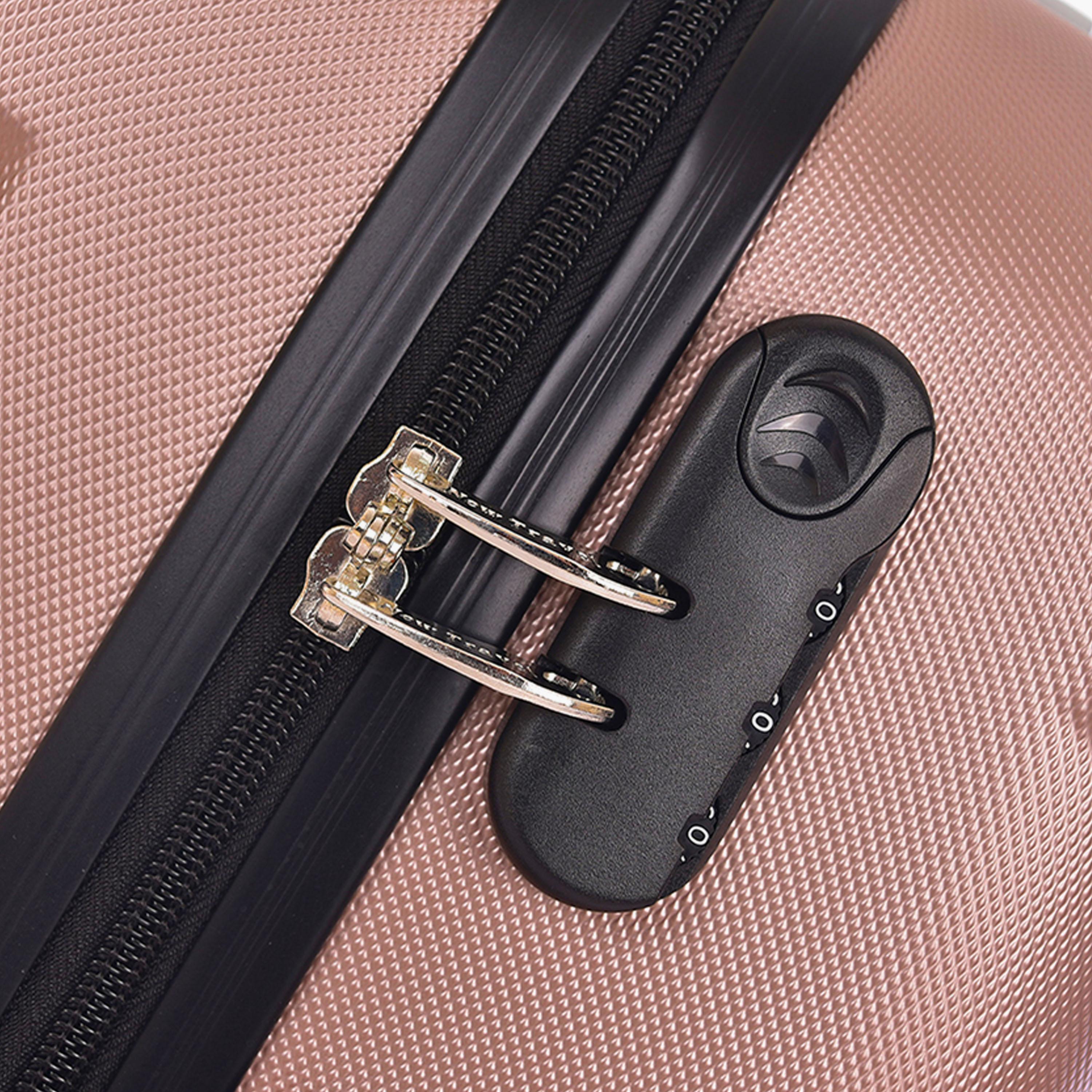 New Travel Set of 4 ABS Hard Sided 4-Wheeler Spinner Trolley Bag with Combination Lock | 0176/4P-travel-luggagesandbags-luggage-image-10