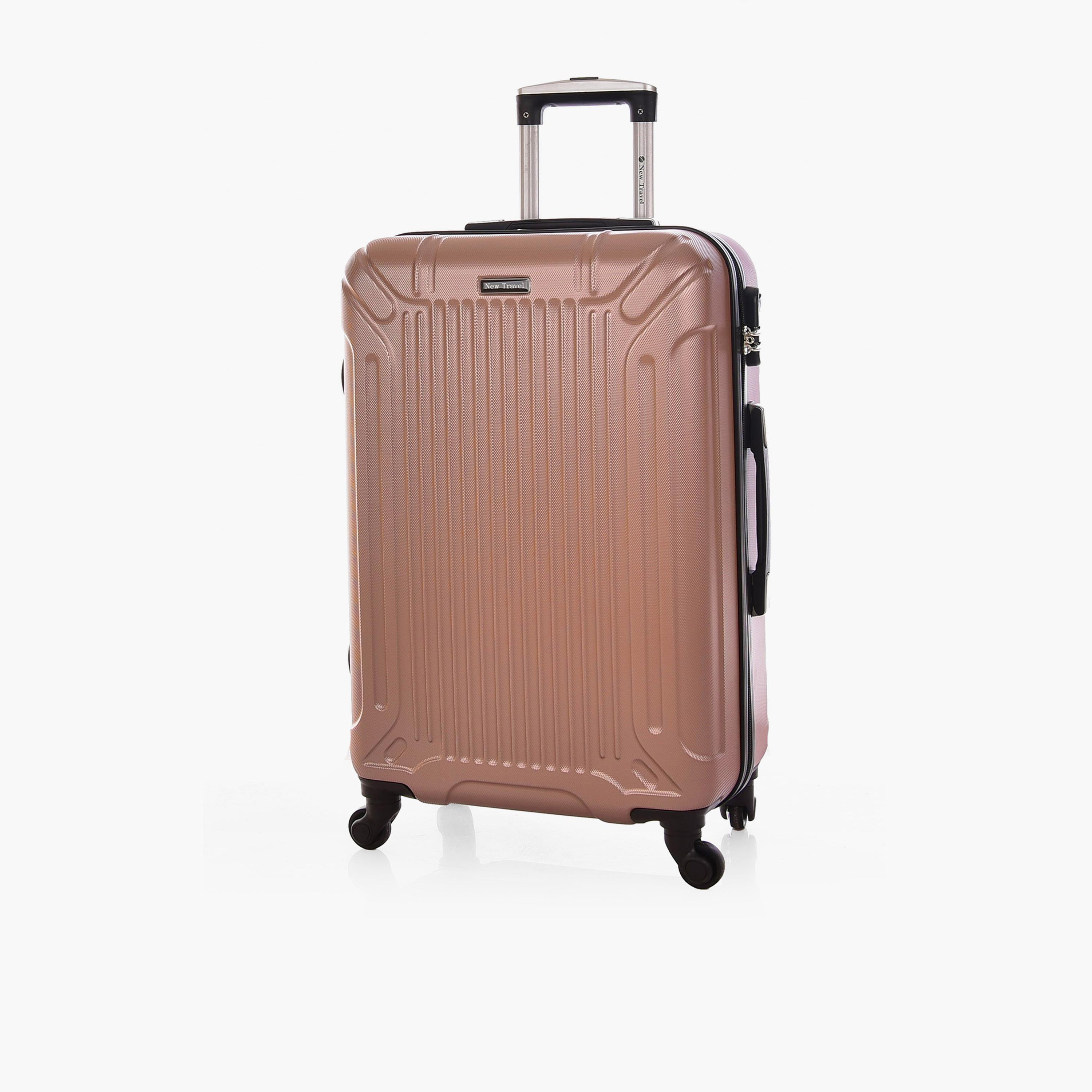 New Travel Set of 4 ABS Hard Sided 4-Wheeler Spinner Trolley Bag with Combination Lock | 0176/4P-travel-luggagesandbags-luggage-image-4